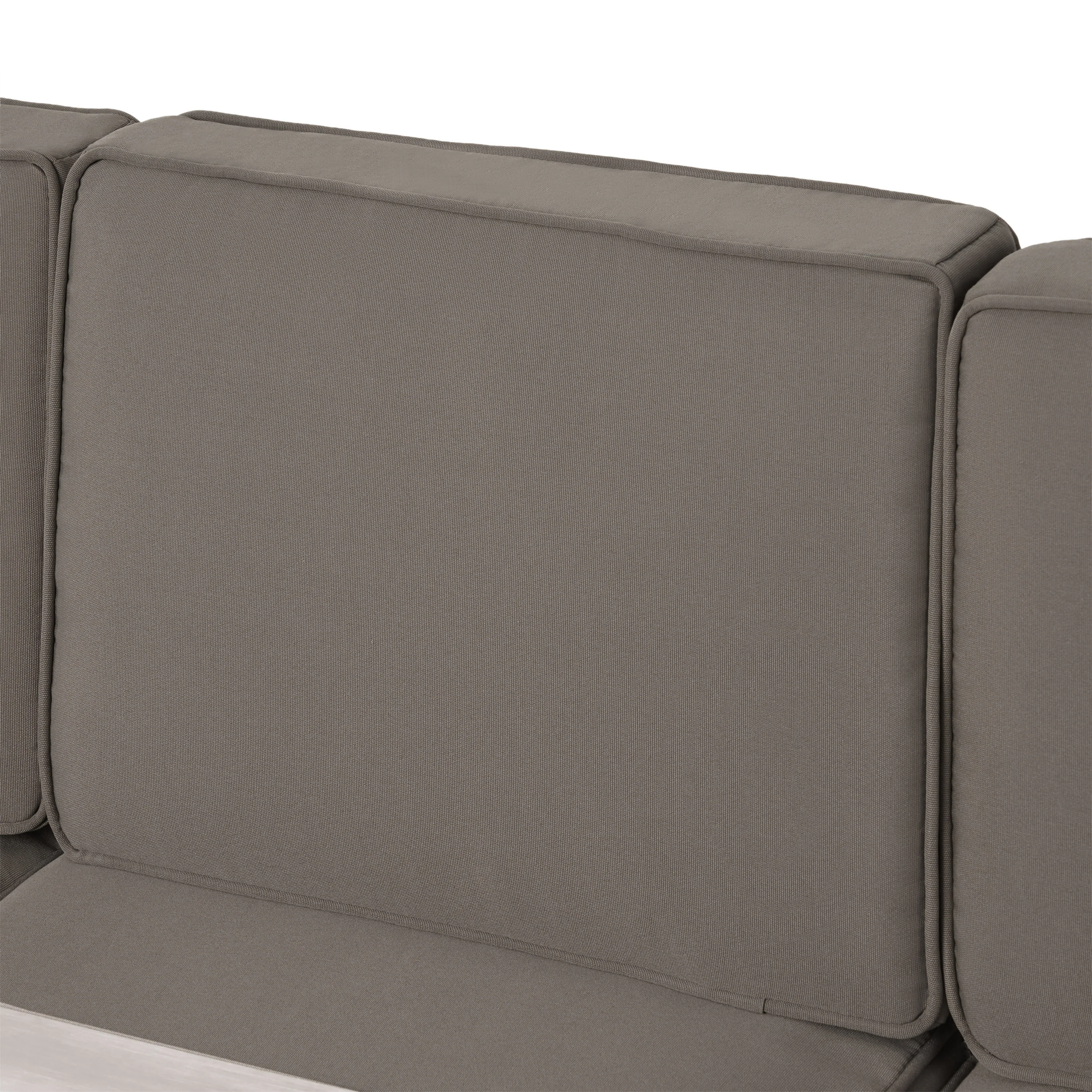 Crested Bay Outdoor Aluminum Loveseat - furnishings