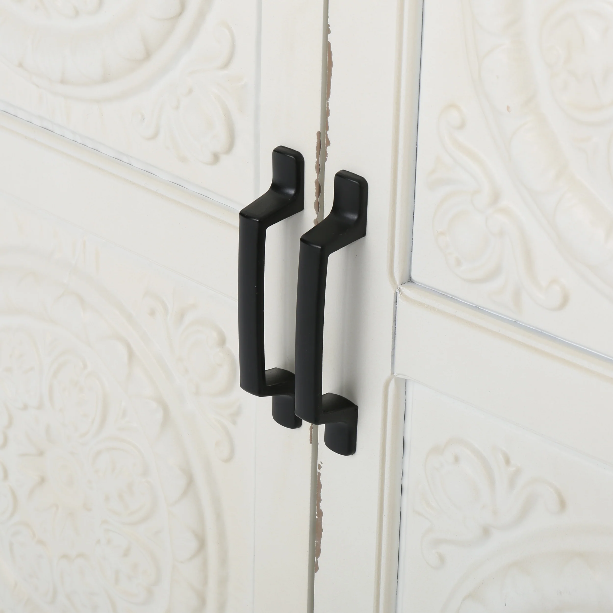 Aliana Finished Firwood Cabinet with Faux Wood Overlay and Accented Top - furnishings