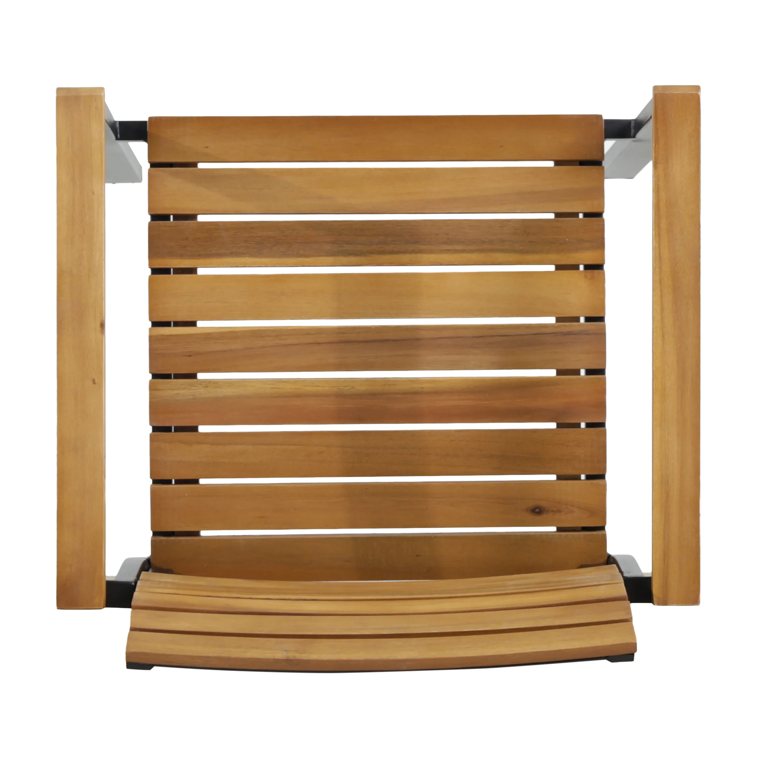 Natalie Outdoor 6 Seater Wood and Iron Dining Set - furnishings