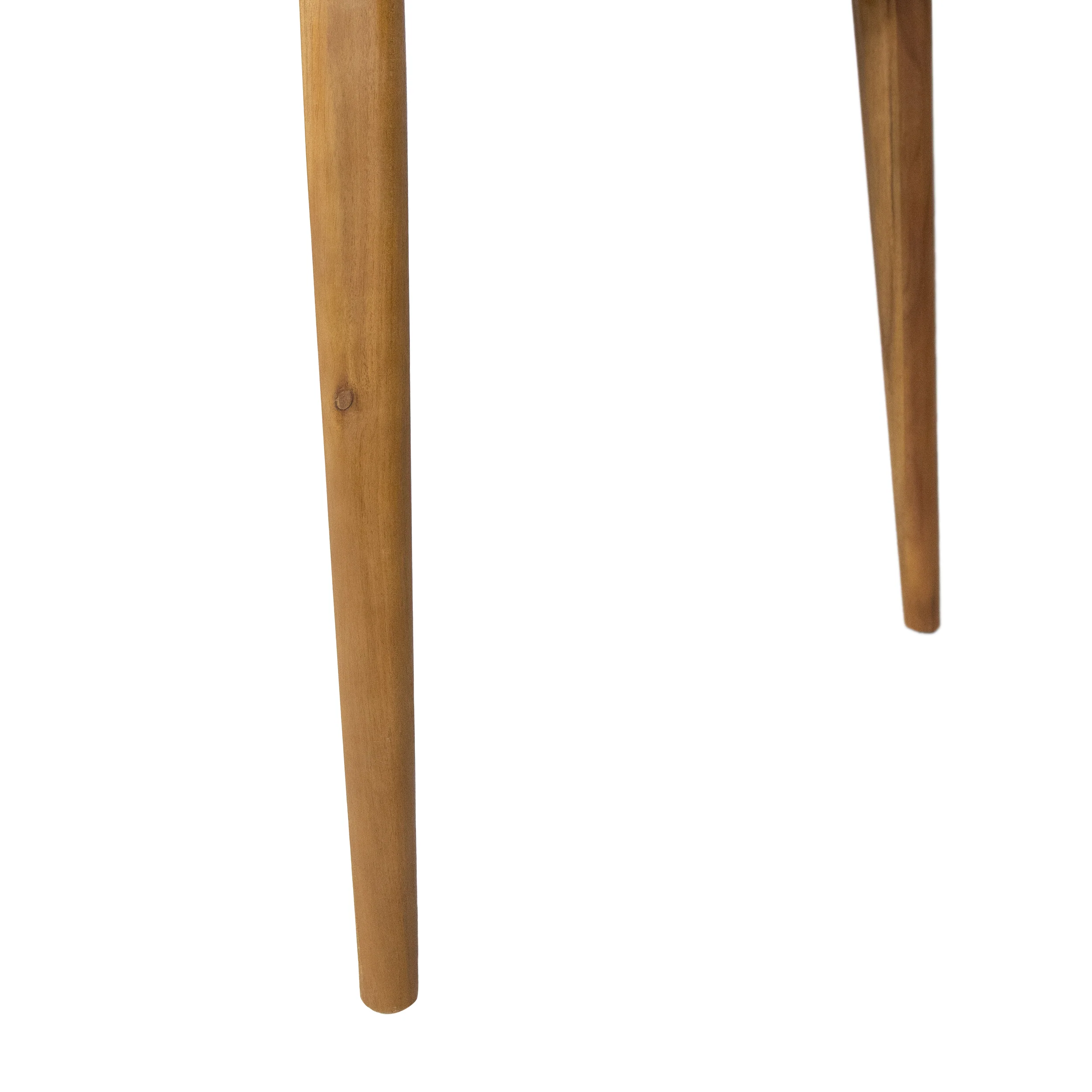 Rowana Outdoor Dining Set 6 Chairs with Table, Wood Finish - furnishings