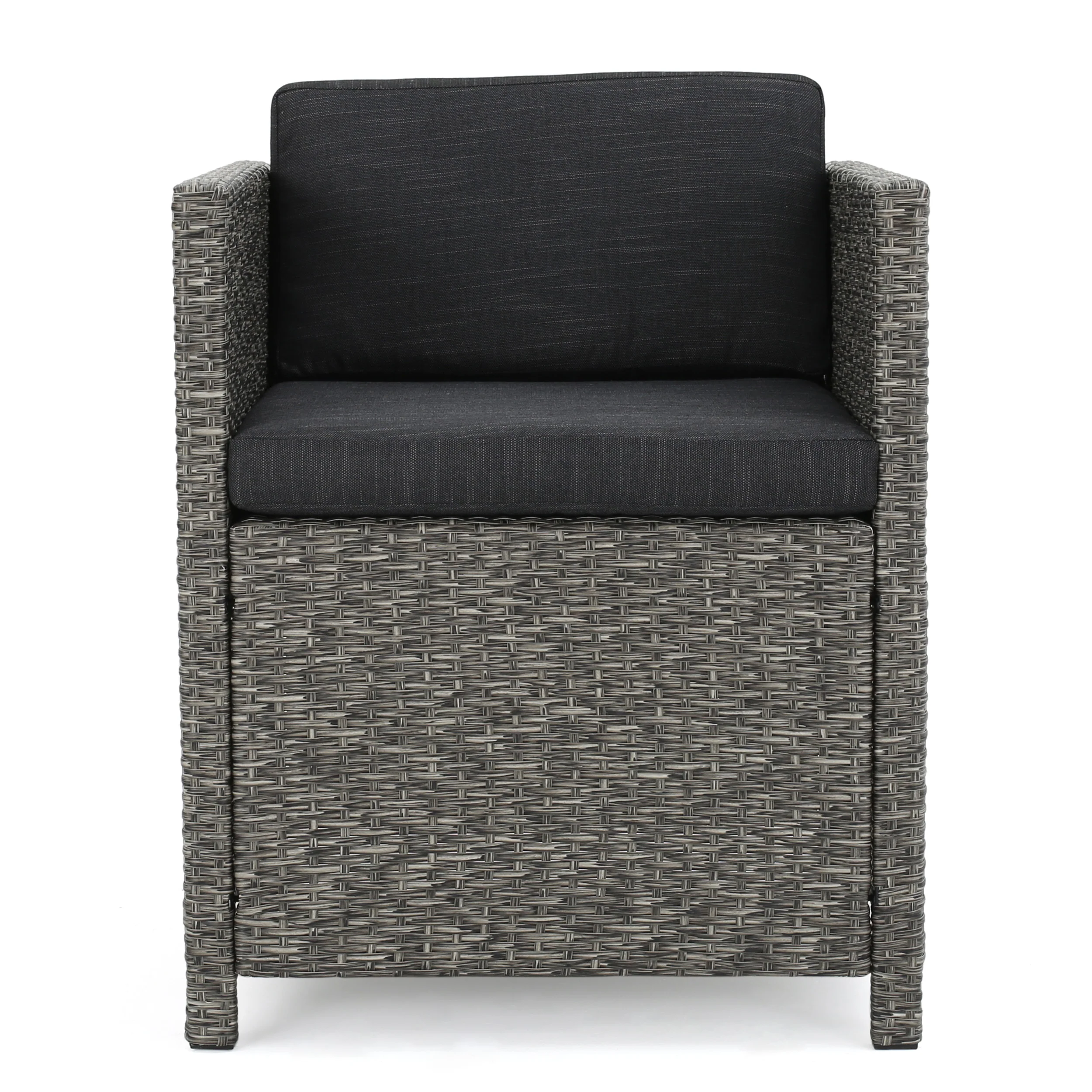 Phillips Outdoor 17 PcWicker Patio Set w/Water Resistant Cushion - furnishings
