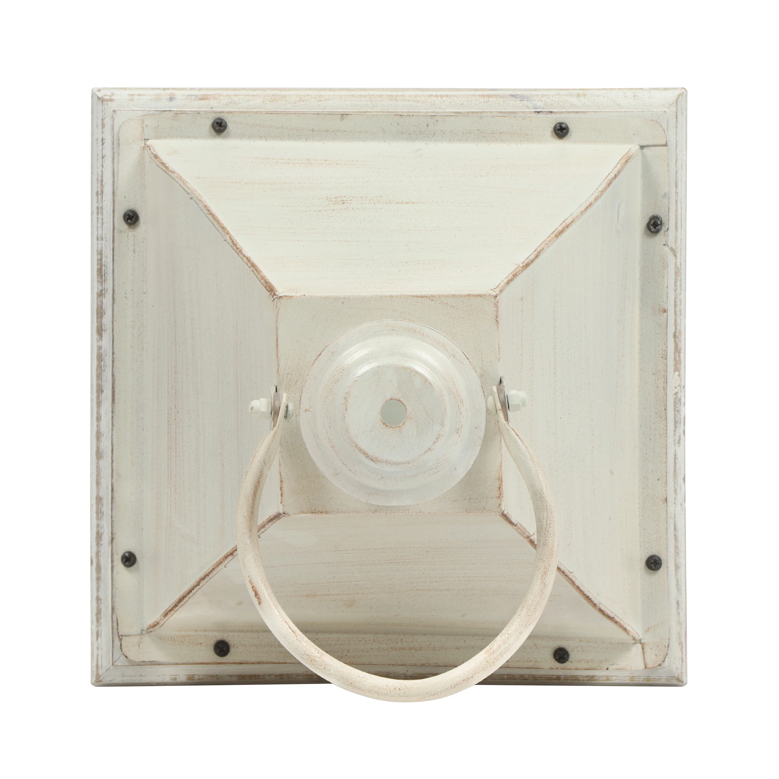 Reigle Coastal Handcrafted Mango Wood Decorative Lantern - furnishings