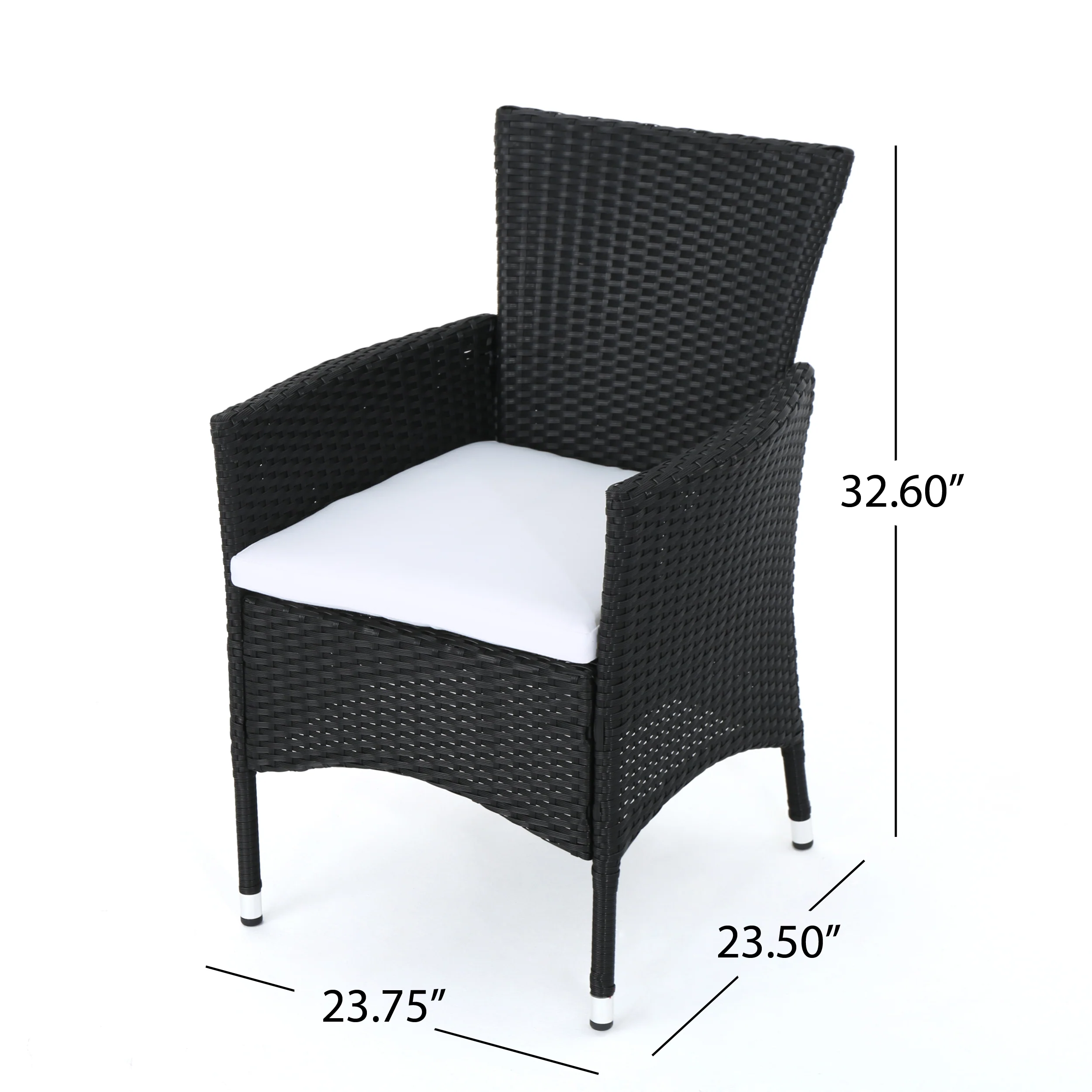 Nelly Outdoor Aluminum and Wicker 8 Seater Dining Set - furnishings