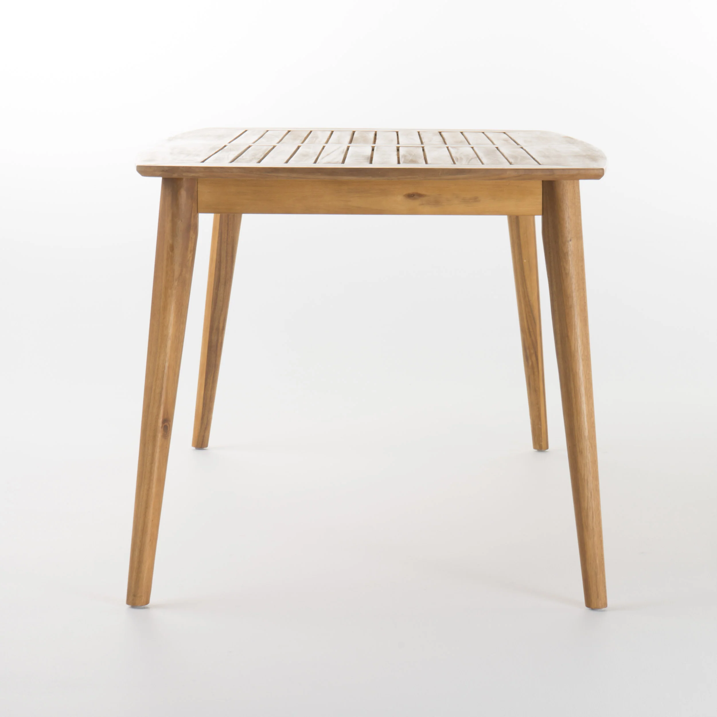 Alian Outdoor 6 Seater Acacia Wood Dining Set - furnishings