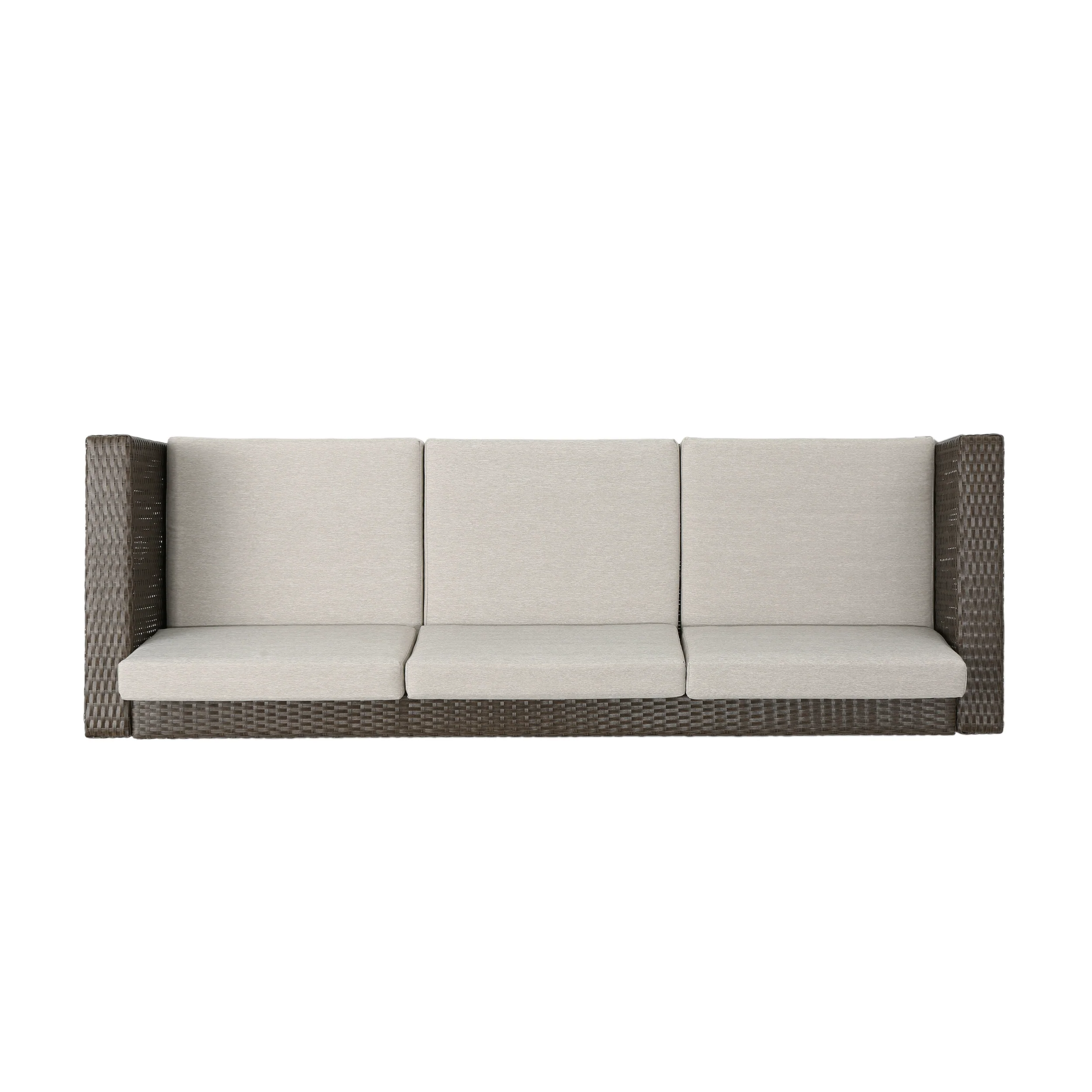 Doreen Outdoor 7 Seater Sofa Chat Set with Cushions - furnishings