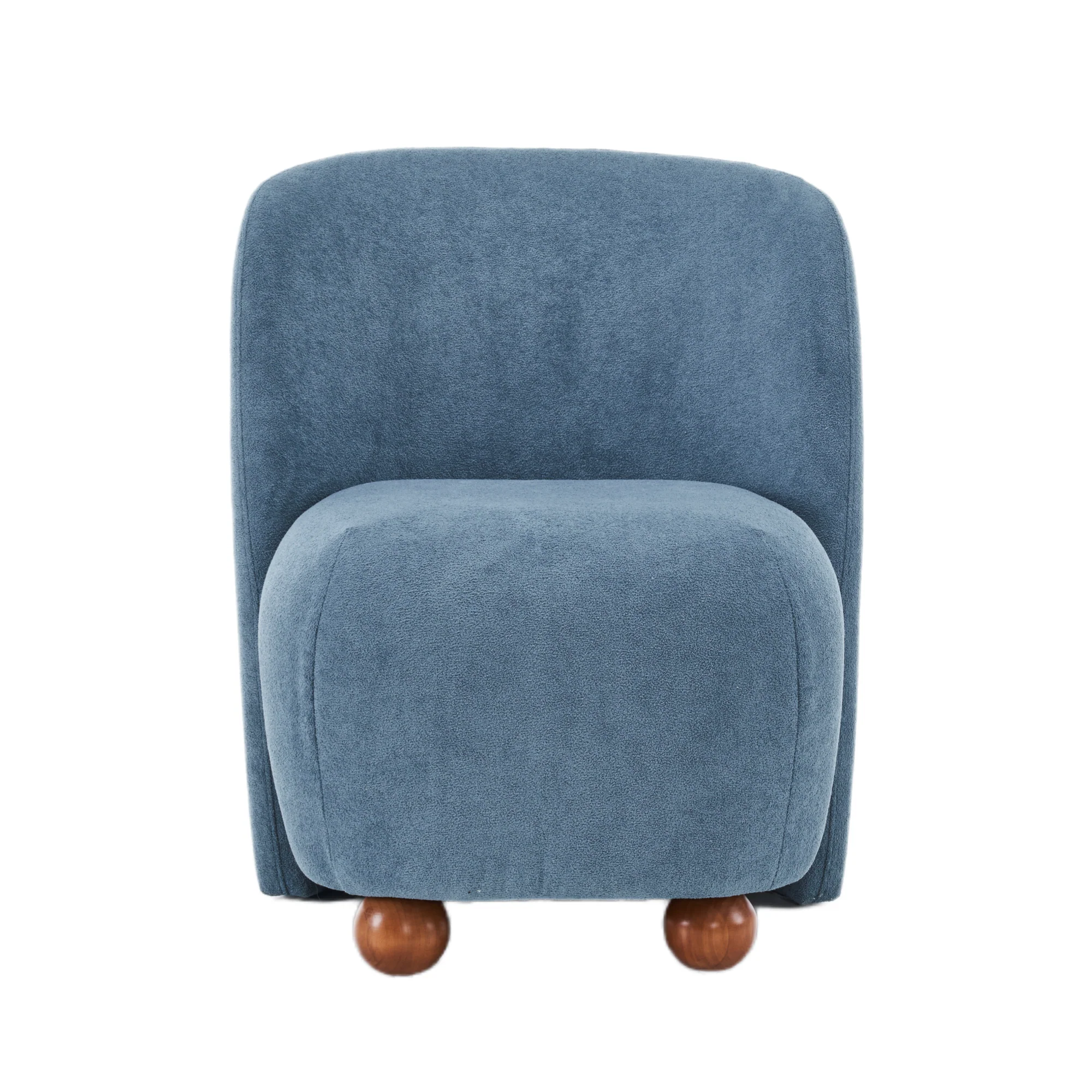 Sallia Ultra-Soft Modern Low-Back Armless Accent Chair, Multiple Color - furnishings