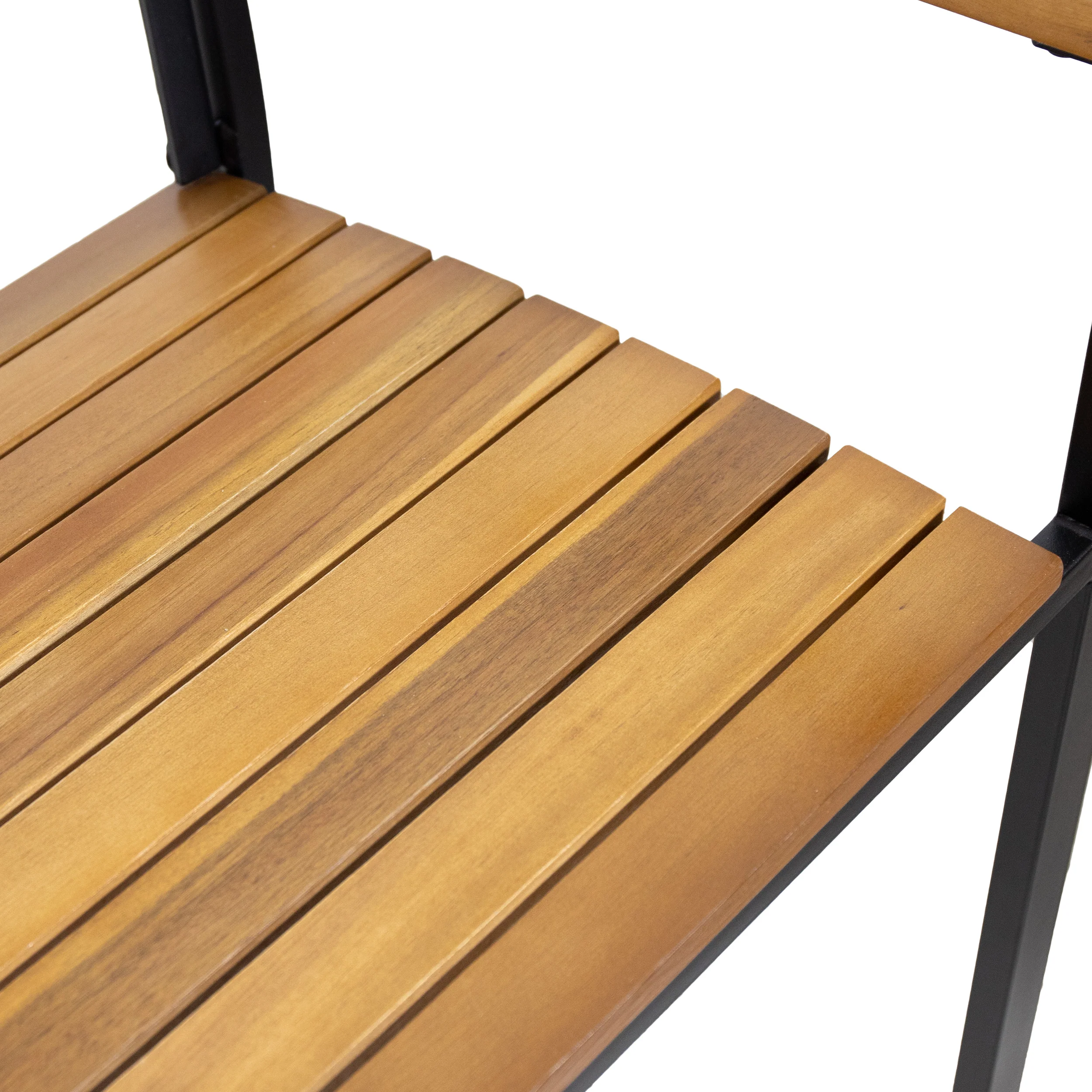Veromca Outdoor 6 Seater Wood and Iron Dining Set - furnishings
