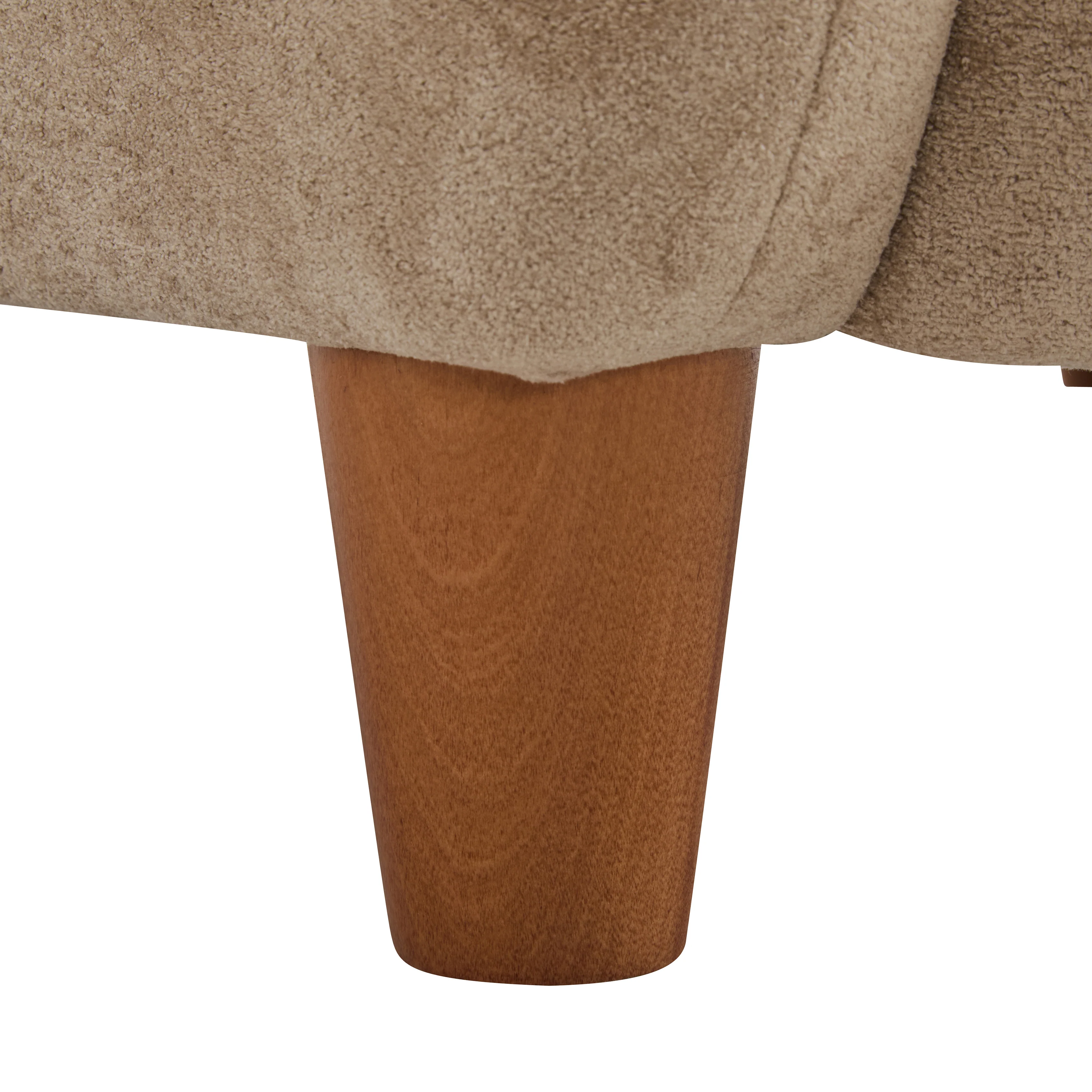 Zoe Fabric Wingback Accent Chairs Single Sofa - furnishings