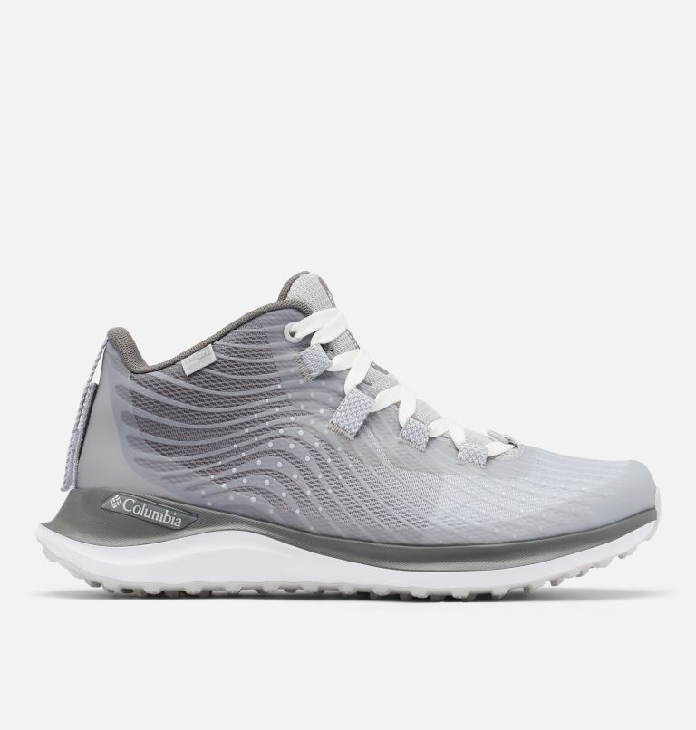 Grey White Women's Columbia Escape Summit OutDry Hiking Shoes | OMFLHS-759