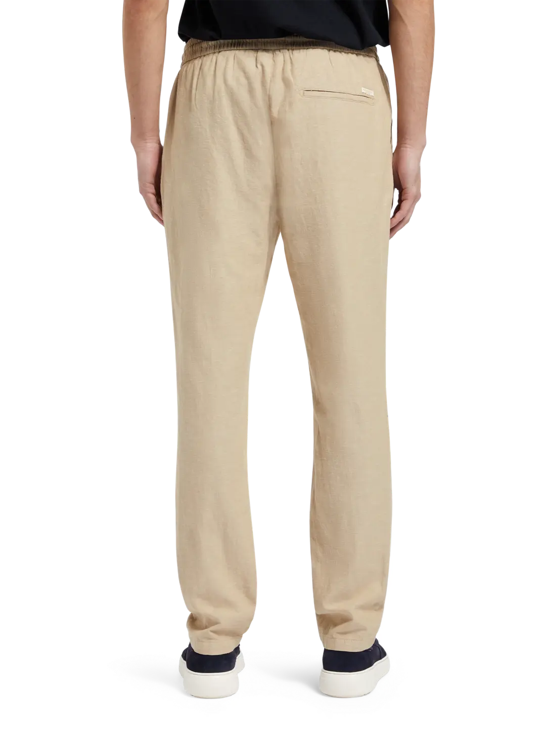 Warren straight leg linen-blended jogger
