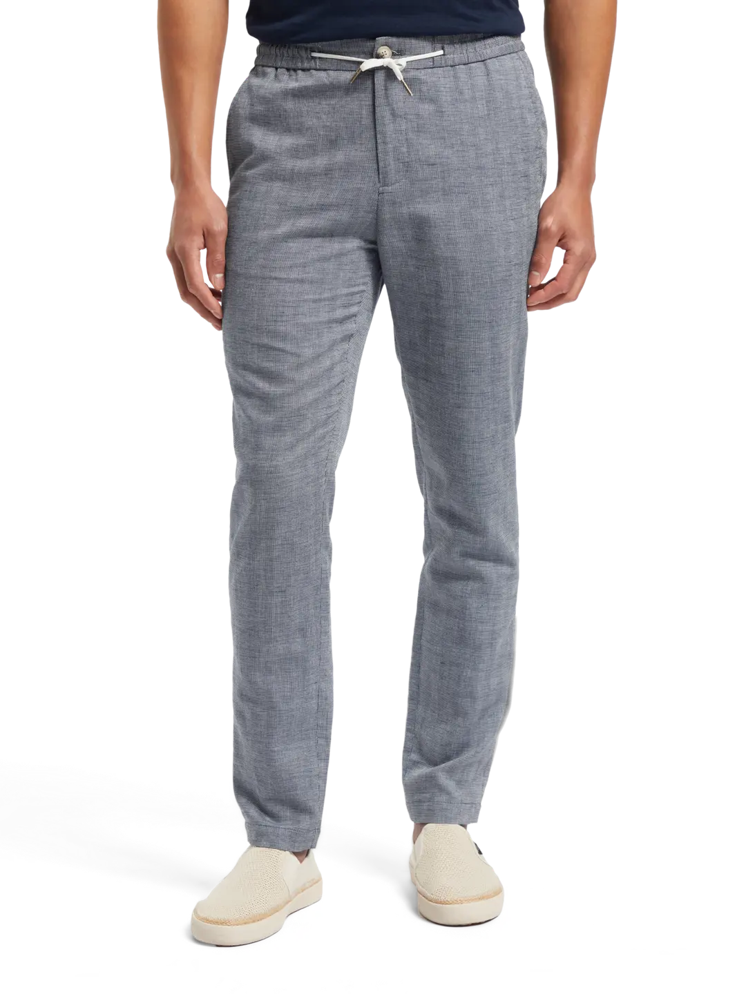 Warren straight leg linen-blended jogger