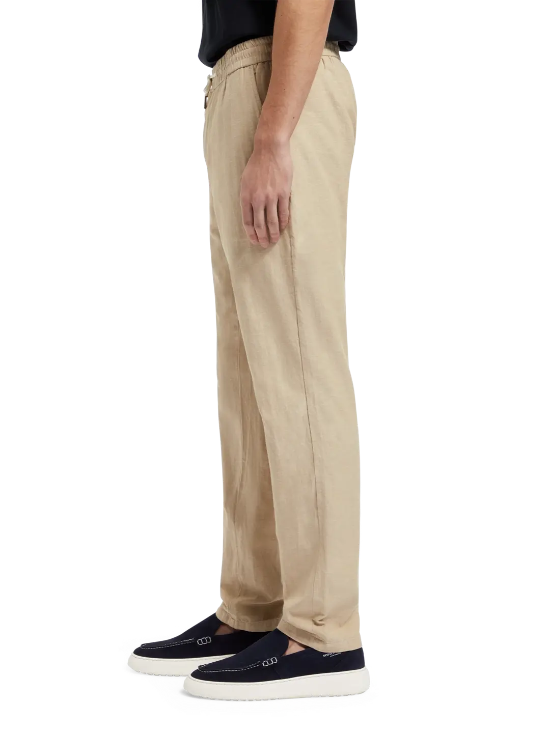 Warren straight leg linen-blended jogger