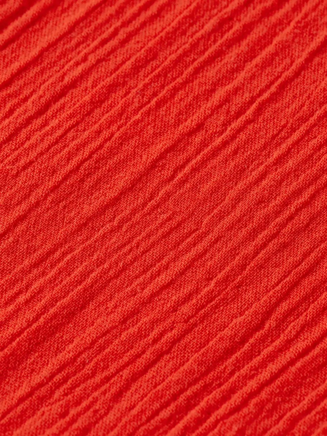 Straight-leg crinkle cotton trousers