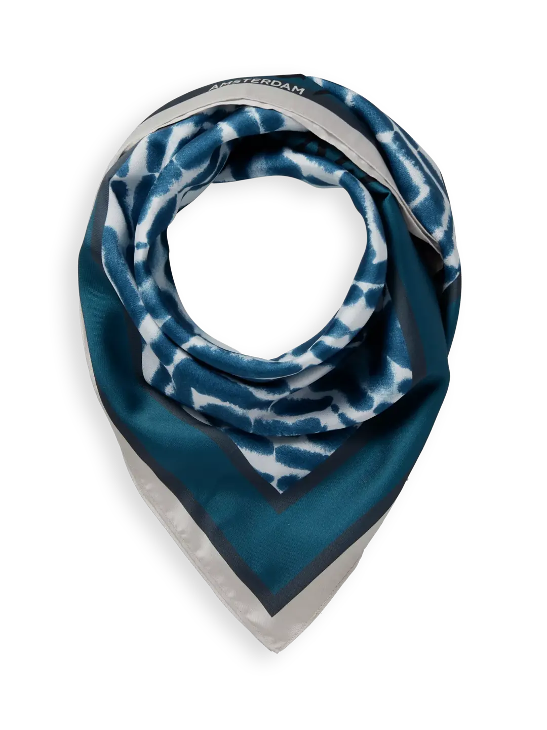 Printed bandana scarf