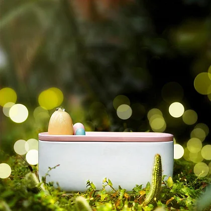 Forest Series Ceramic Cat Drinking Fountain