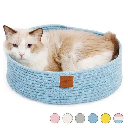 Cotton Braided Cat Bed