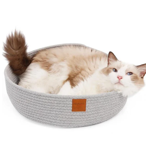Cotton Braided Cat Bed