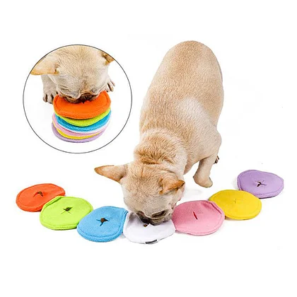 Macaron sniffing dog toys