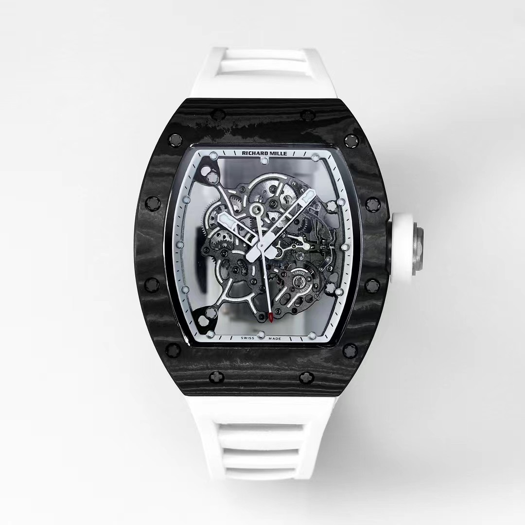 Replica Richard Mille RM055 NTPT Carbon Watch - Swiss Skeleton Dial