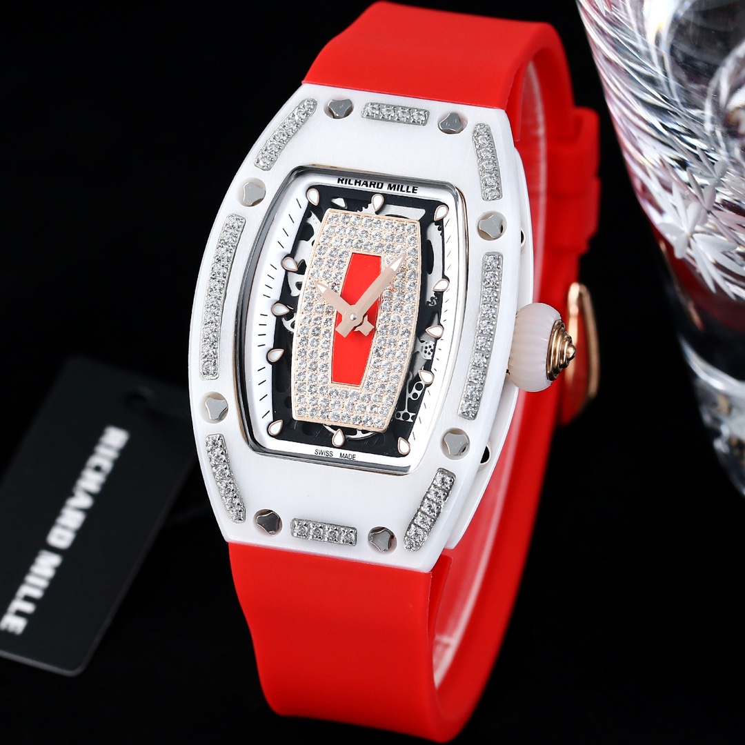 Replica Richard Mille RM07-01 Super Clone Watch with Ceramic & Diamond Design