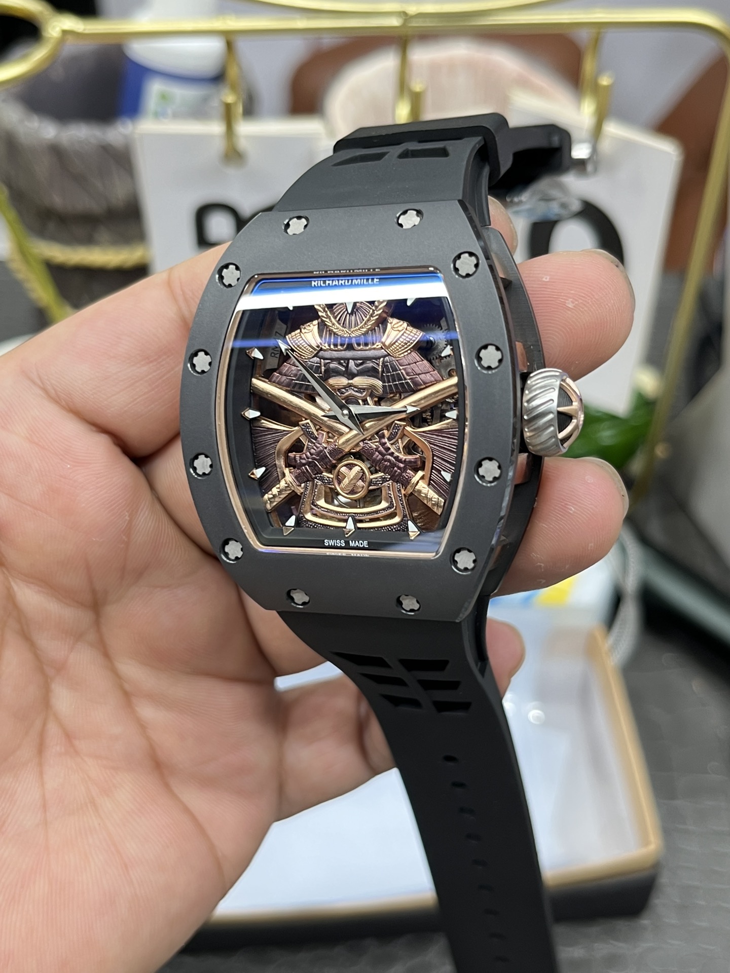 Replica Richard Mille RM47 Tourbillon Watch Design with Japanese Maple Leaf Motif