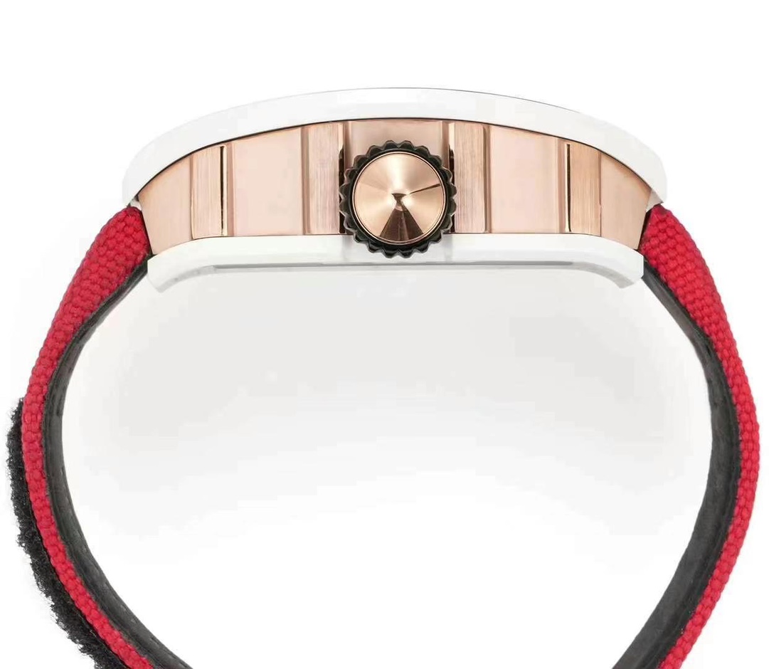 Best Replica Richard Mille RM S10 Koi Tourbillon Watch – Red Strap