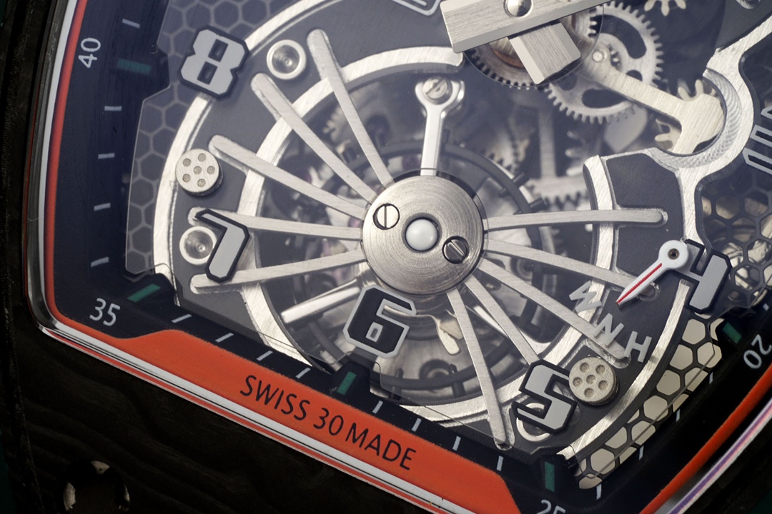 Swiss Made RICHARD MILLE RM 21-02 Replica Tourbillon Aerodyne Best Quality with Skeleton Dial