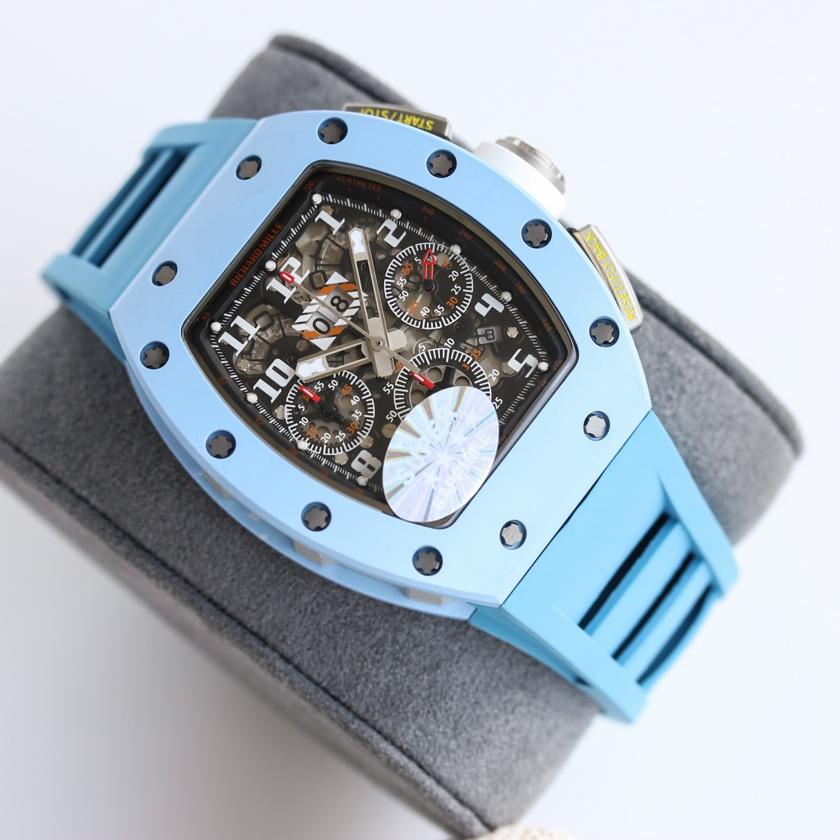 Best Richard Mille RM11-03 Carbon Fiber Chronograph Replica Black Dial Watch