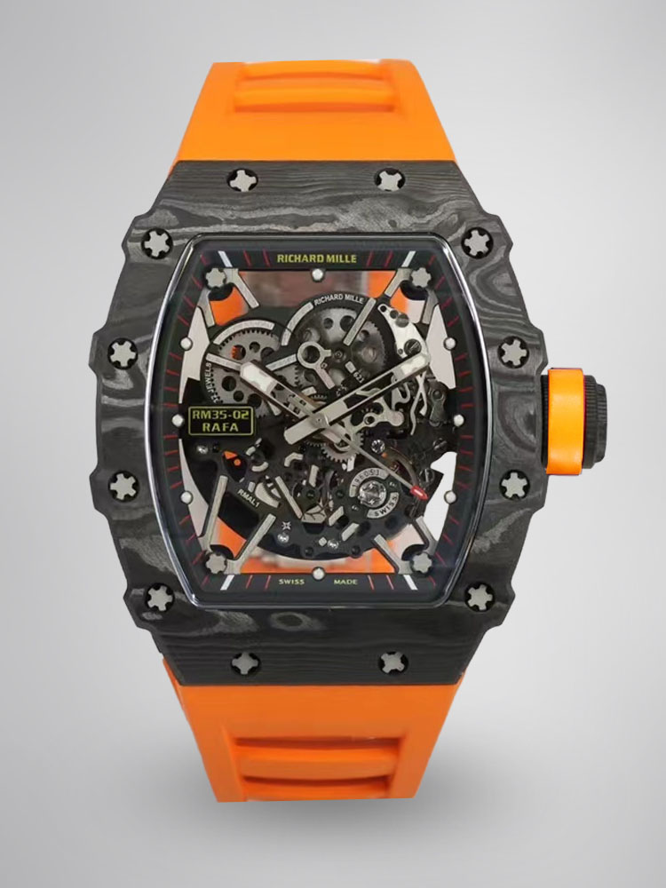 Replica Richard Mille RM 35-02 Super Clone Watch with Carbon Case