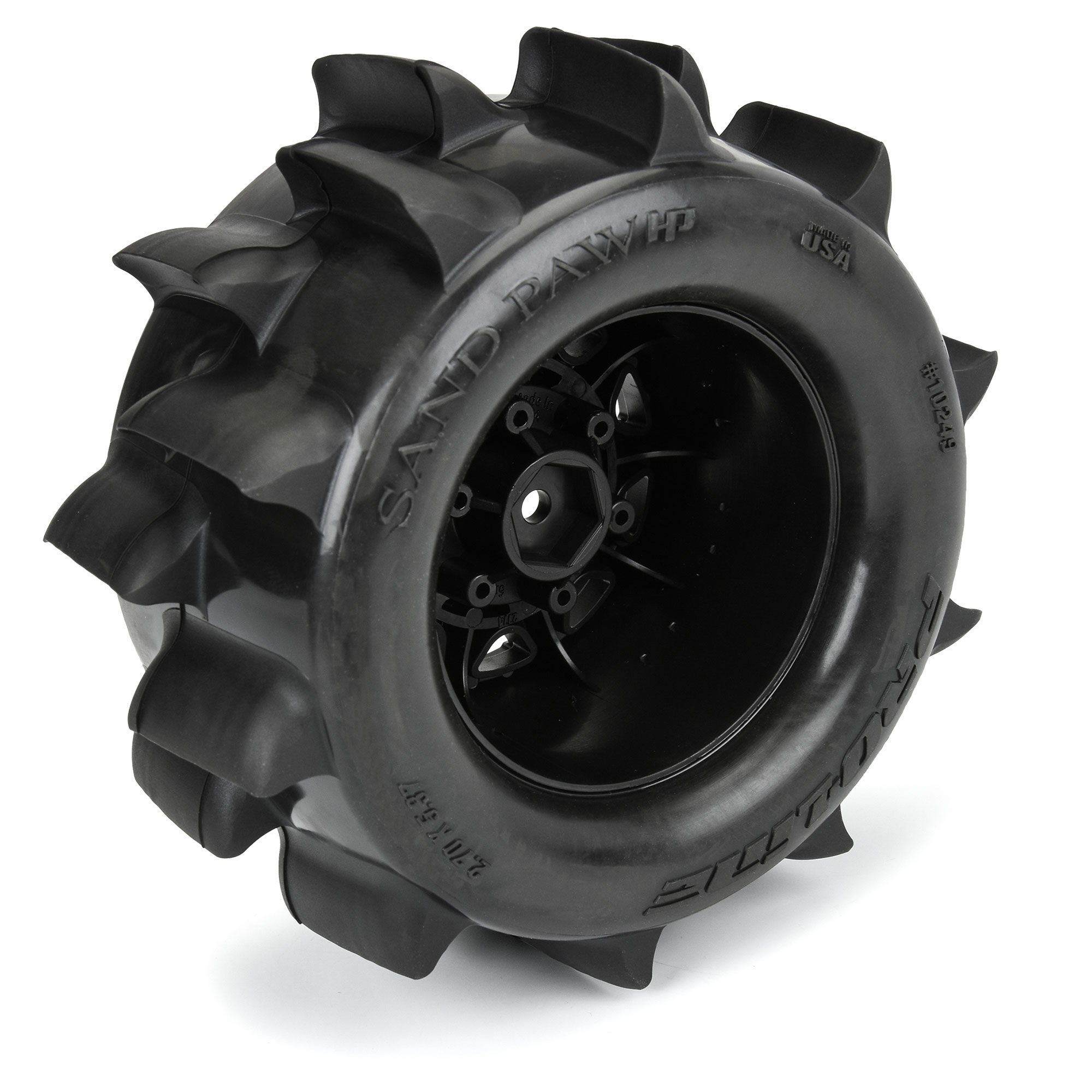 Pro-Line Racing 1/10 Sand Paw HP BELTED F/R 2.8" MT Tires MTD 12/14mm Black Raid (2)