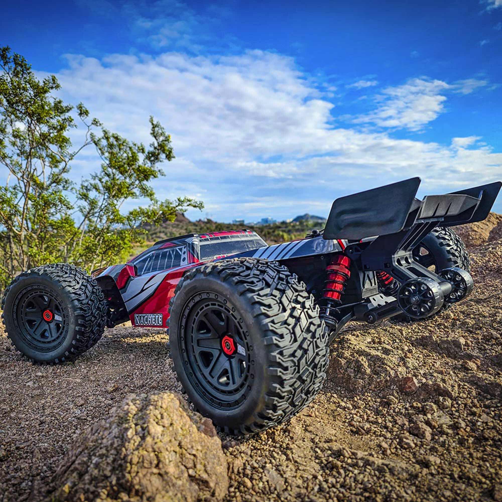 Redcat Racing 1/6 Machete 4S Brushless Electric Monster Truck, Red
