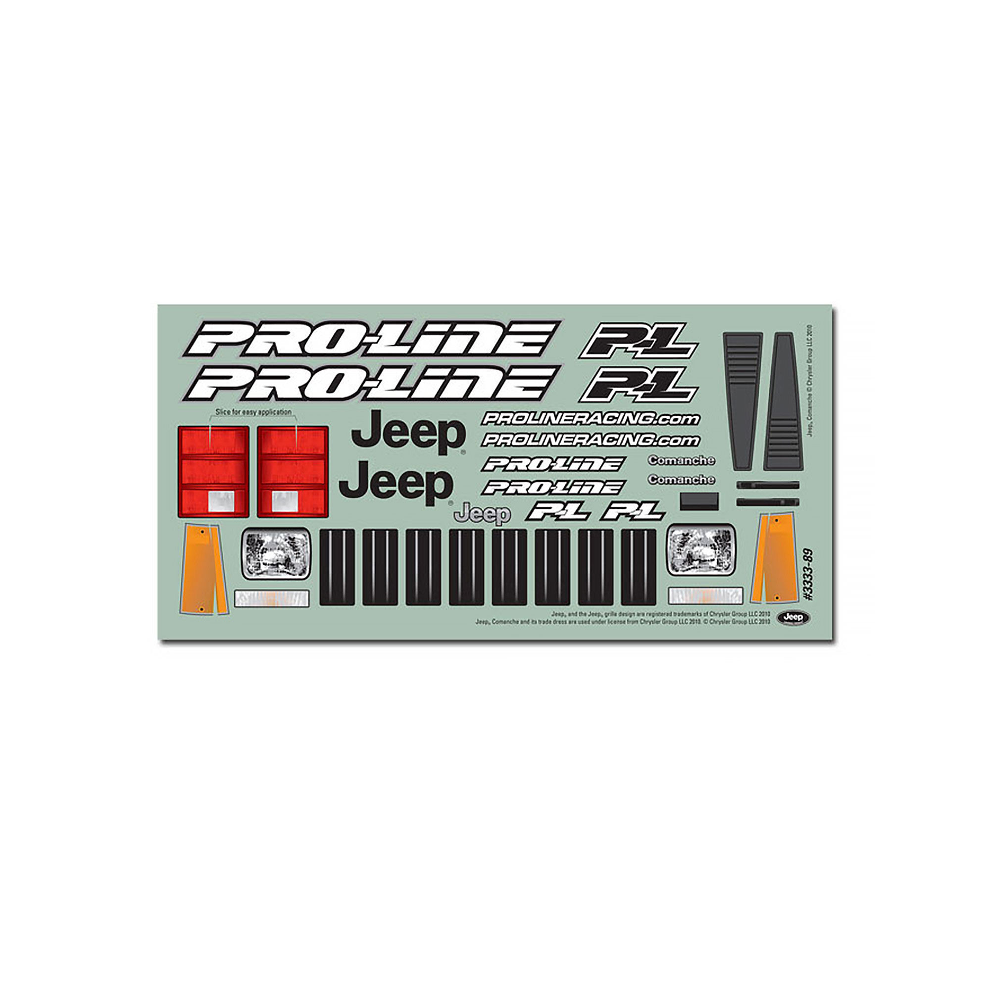 Pro-Line Racing 1/10 Jeep Comanche Full Bed Clear Body 12.3" (313mm) WB Crwlrs