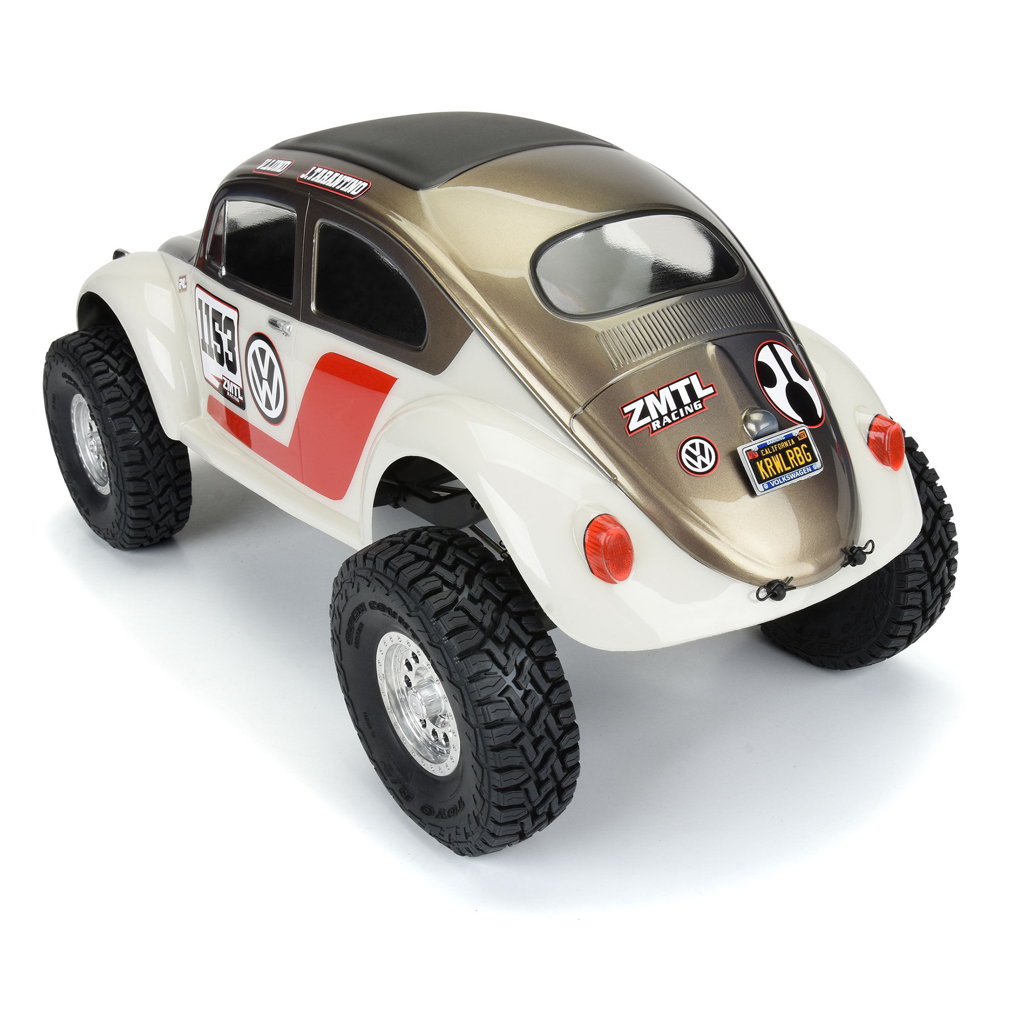 Pro-Line Racing 1/10 Volkswagen Beetle Clear Body 12.3" (313mm) Wheelbase Crawlers