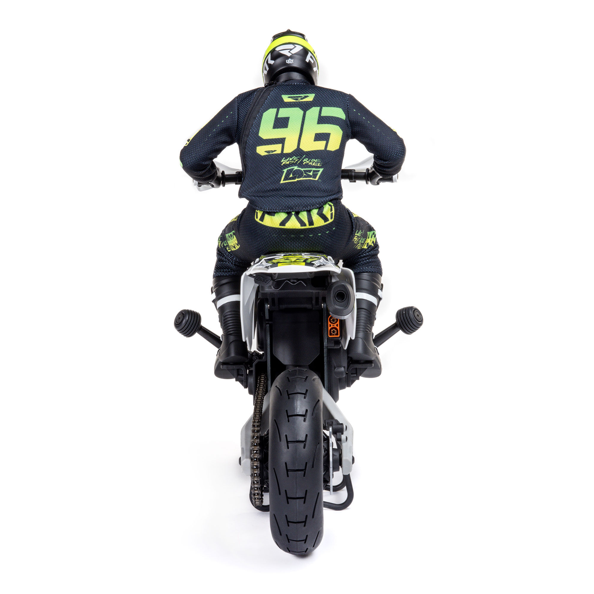 Losi 1/4 Promoto-SM FXR Supermoto Motorcycle RTR Basic, White