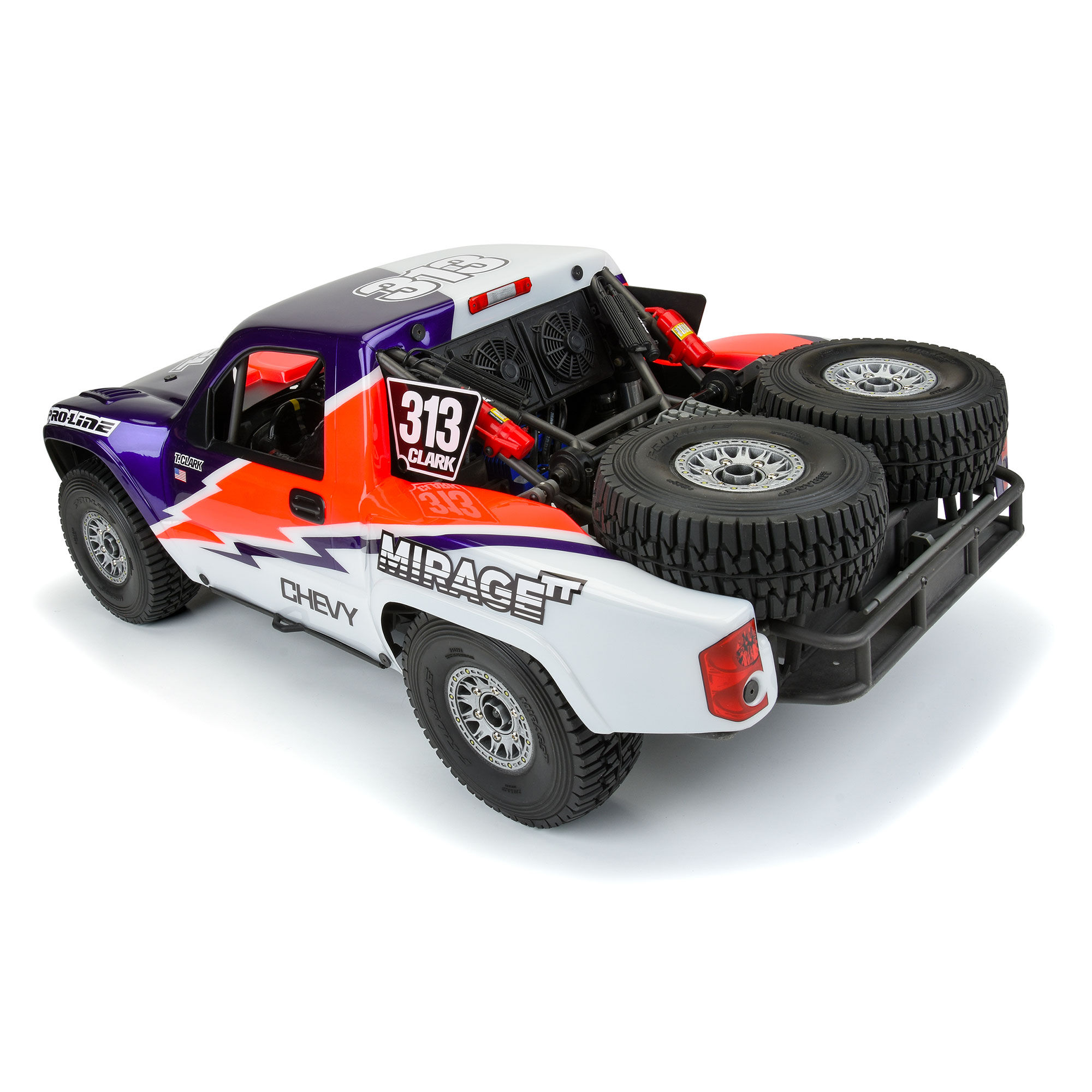 Pro-Line Racing 1/7 Pre-Cut 2007 Chevy Silverado Clear Body: Unlimited Desert Racer