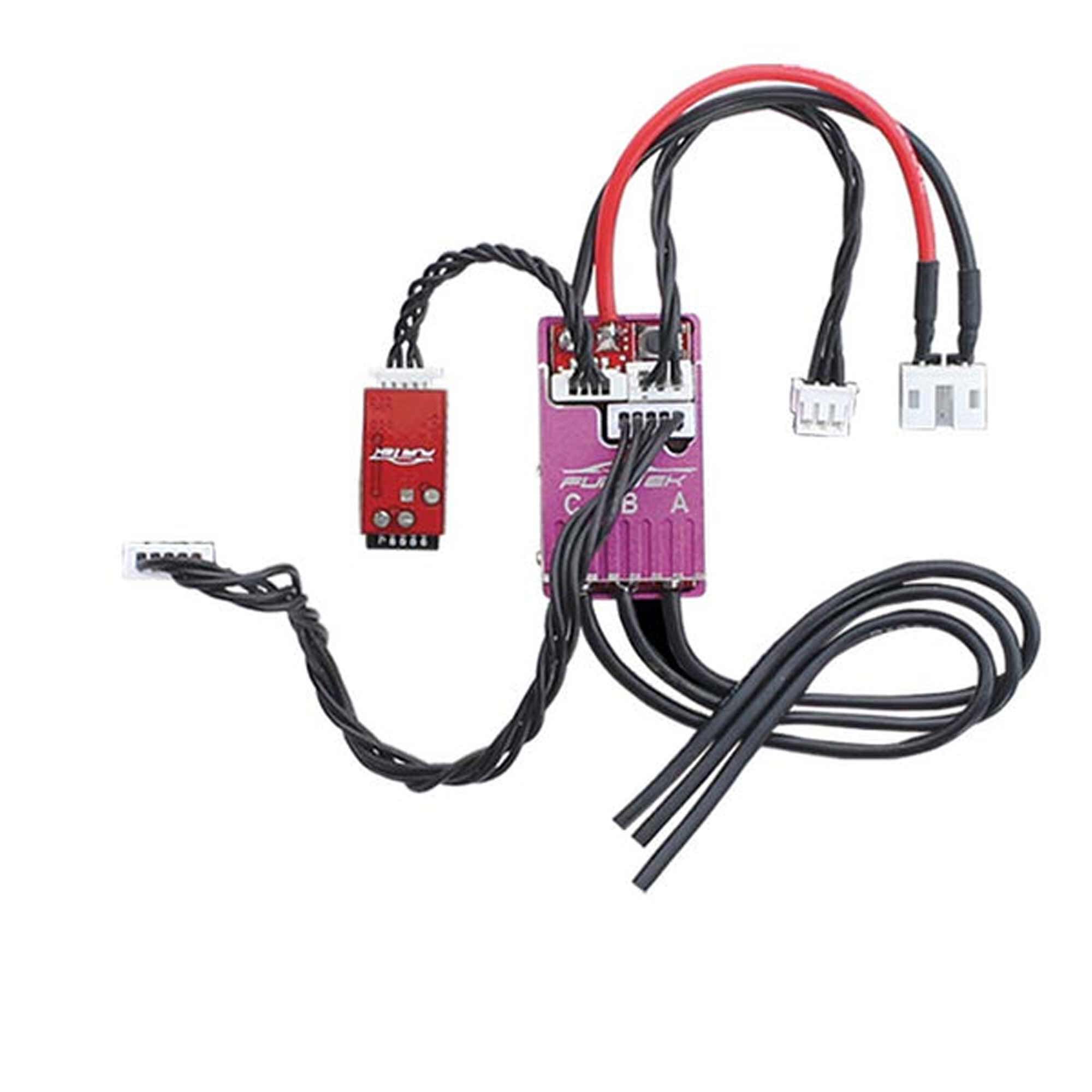 Furitek Cyclos 2S Lipo 20A/40A Brushless Sensored ESC, Aluminum Purple Case: Drift/Race