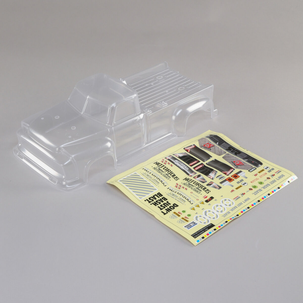 ARRMA 1/8 Clear Body: NOTORIOUS 6S BLX