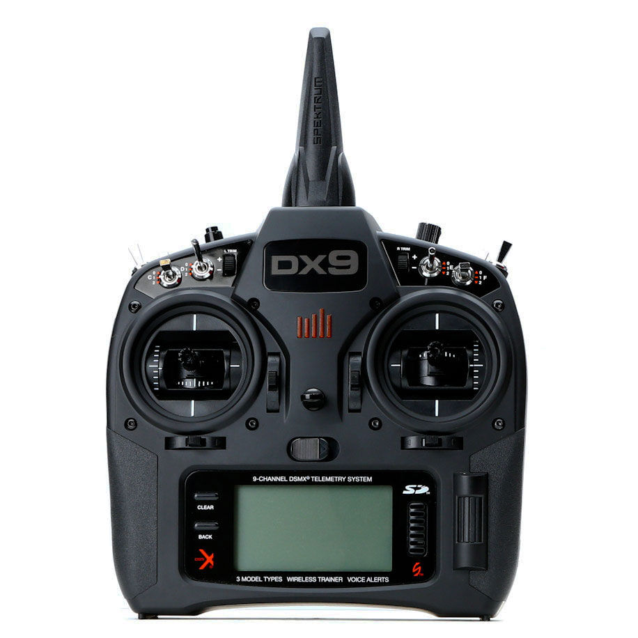 Spektrum DX9 Black 9-Channel DSMX Transmitter Only