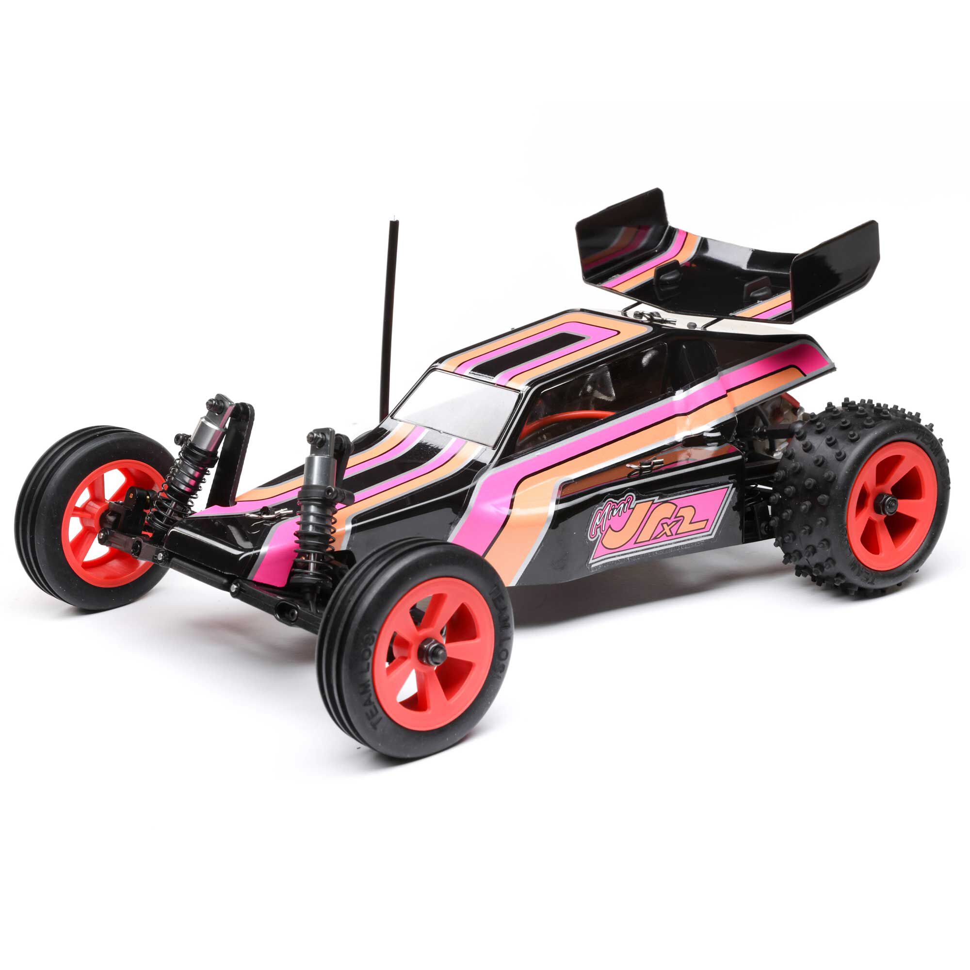 Losi 1/16 Mini JRX2 2S 2WD RTR Brushed Buggy (Battery & Charger Included), Black