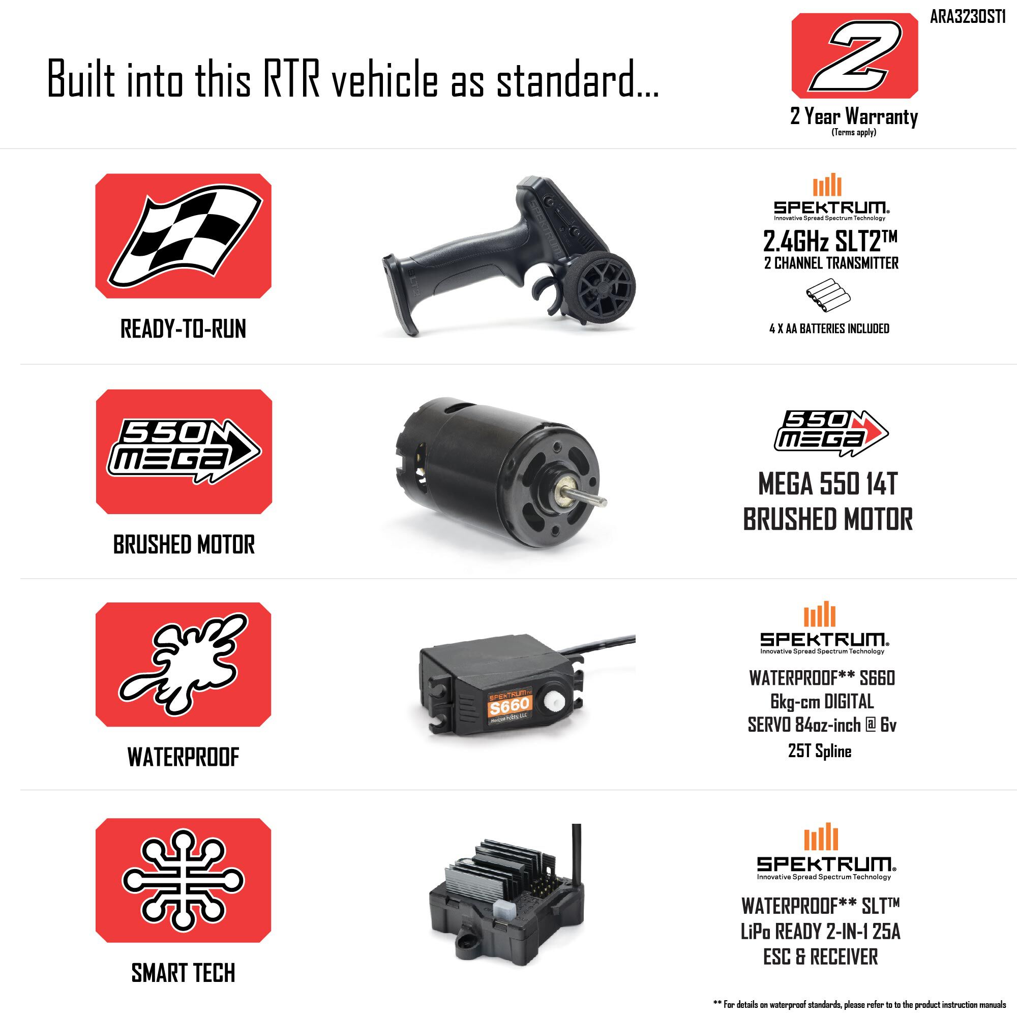 ARRMA 1/10 GORGON 2WD RTR Brushed Monster Truck (Battery & Charger Included), Yellow