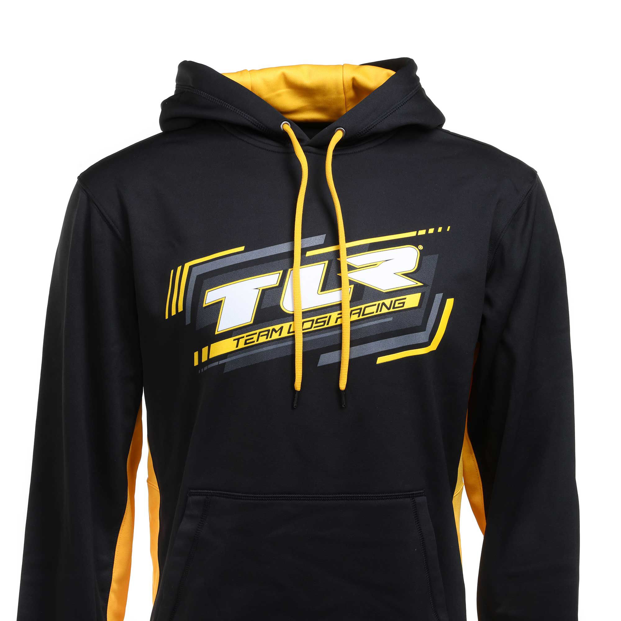 Team Losi Racing Black TLR Block Hoodie, Medium