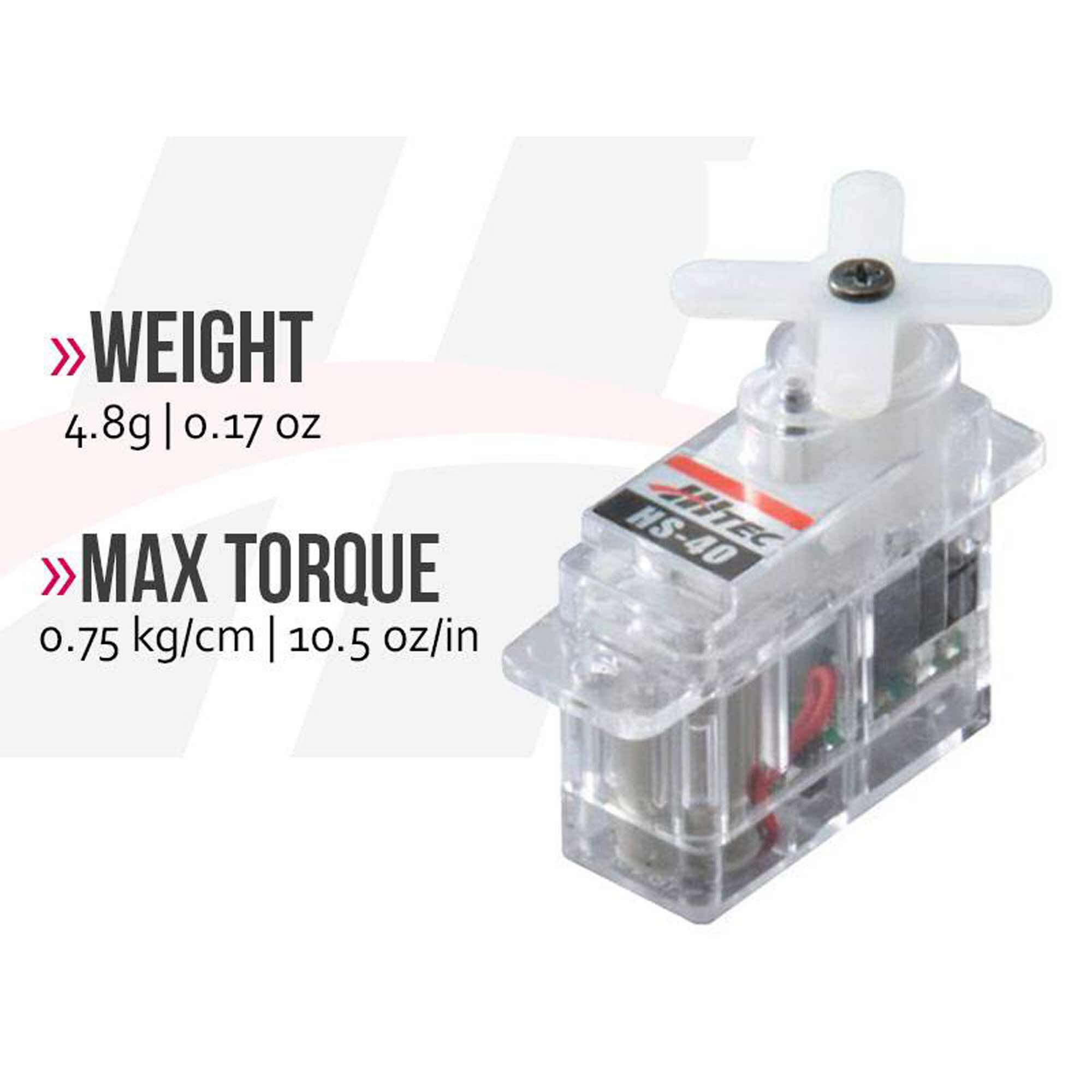 Hitec RCD Inc. HS-40 Nano Analog Aircraft Servo