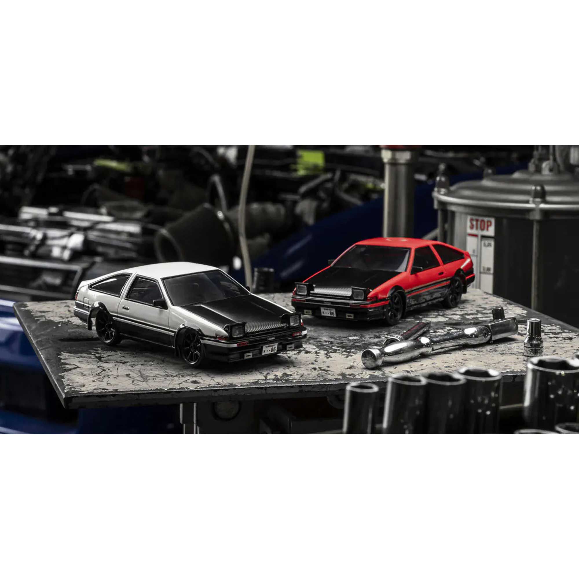 Kyosho 1/28 Toyota Trueno AE86 2WD On-Road First Mini-Z RTR, Red