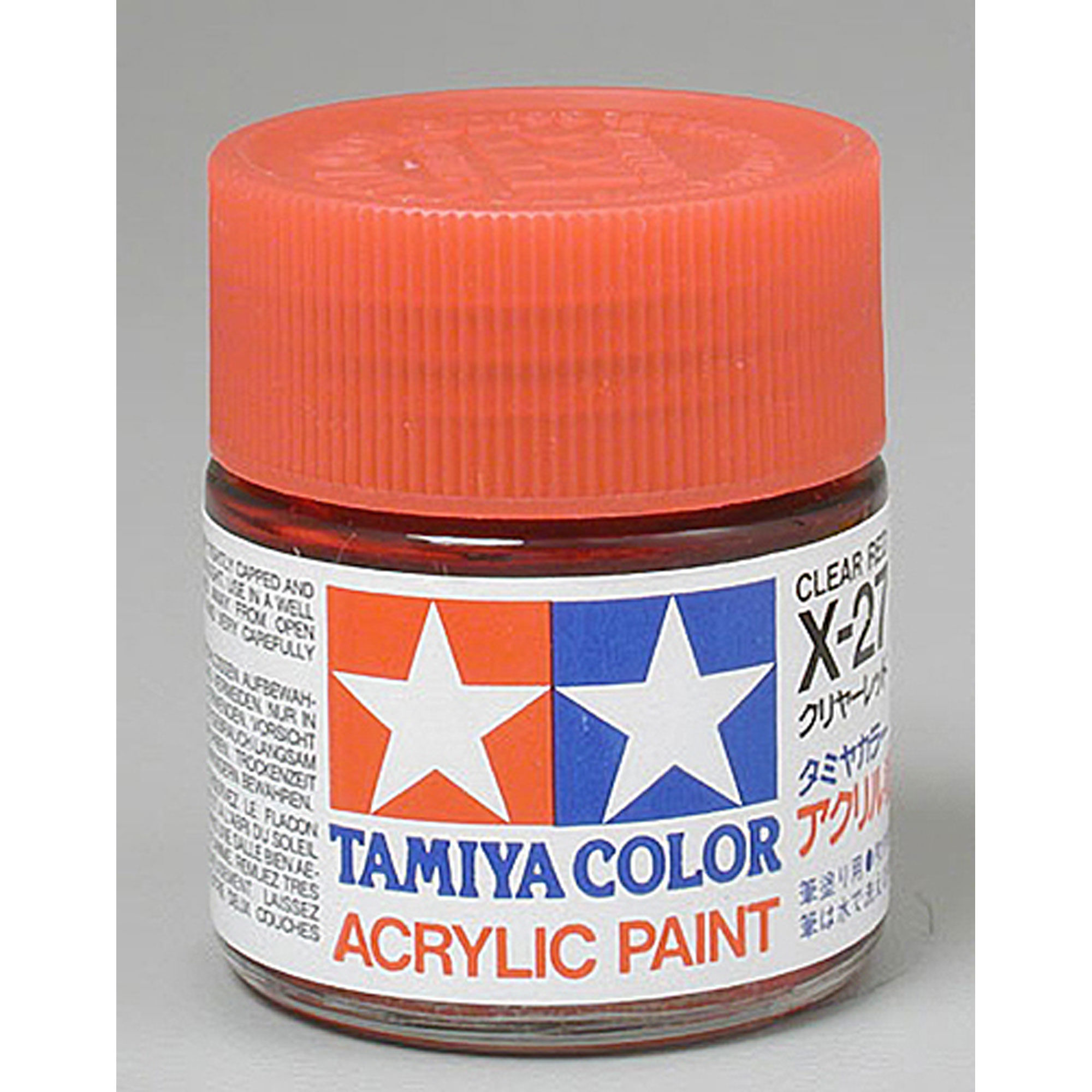 Tamiya Acrylic X27 Gloss, Clear Red