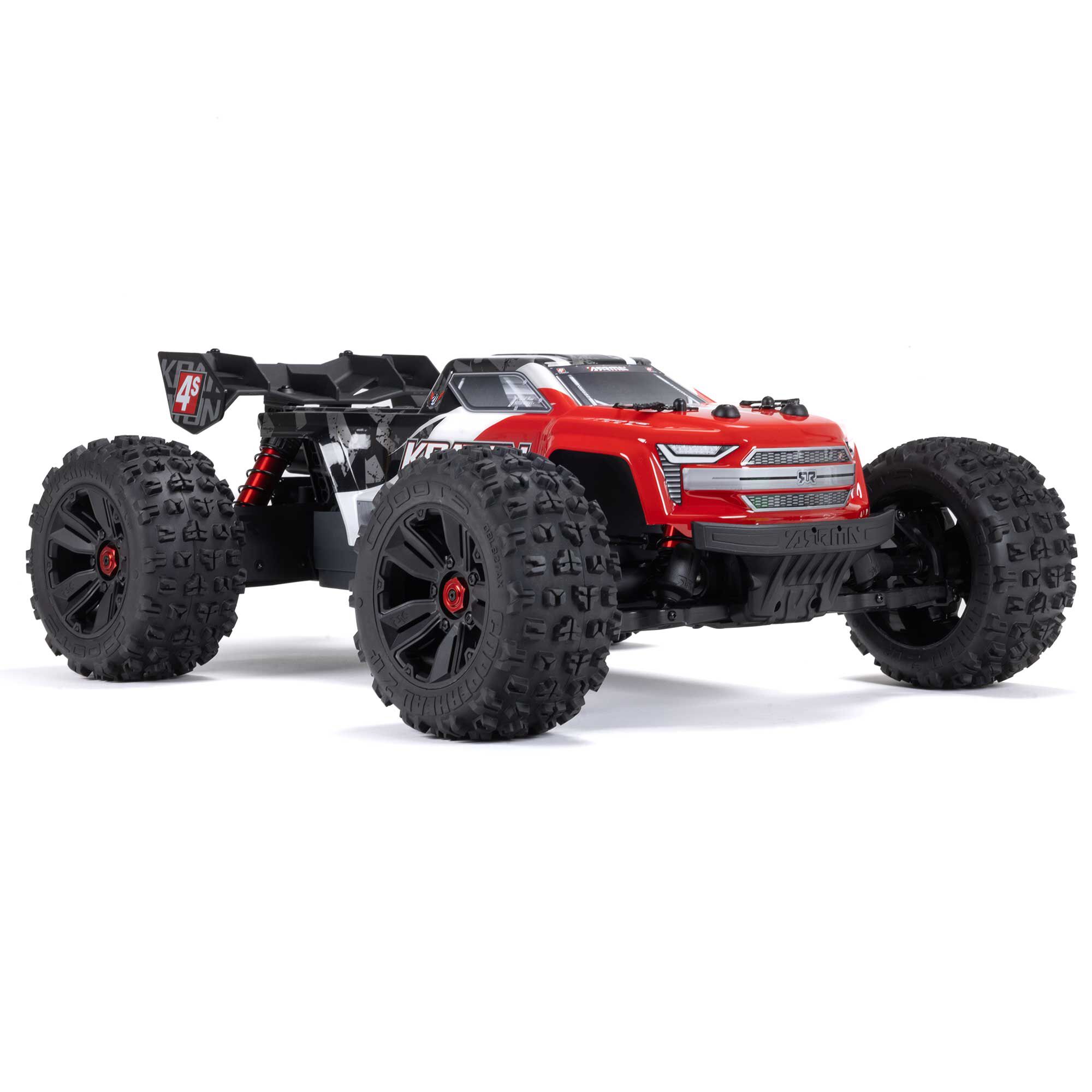 ARRMA 1/10 KRATON 4S 4X4 RTR Brushless Speed Truck, Red