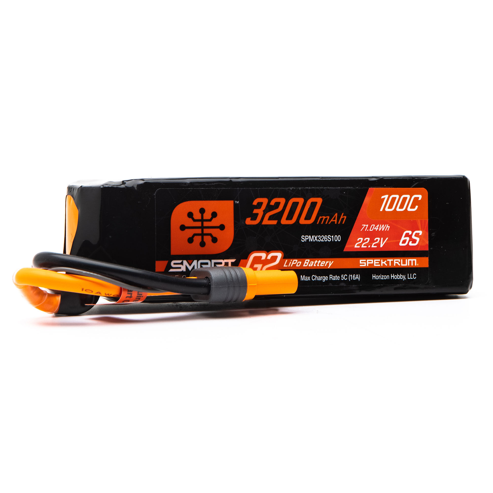 Spektrum Accessories 22.2V 3200mAh 6S 100C Smart G2 LiPo Battery: IC5