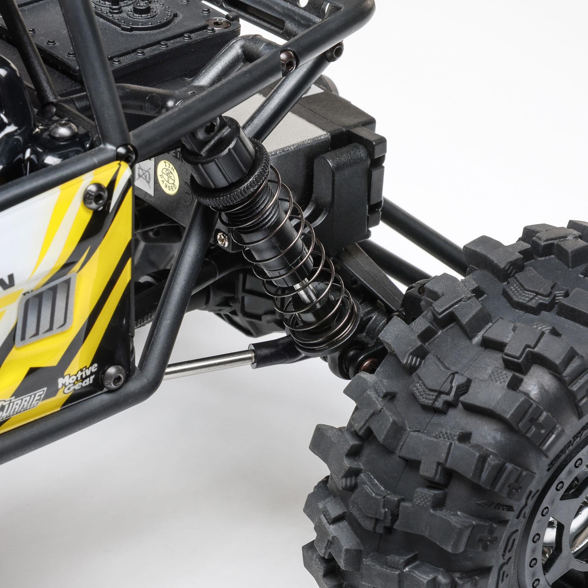 Axial 1/18 UTB18 Capra 4WS 4X4 RTR Brushed Rock Crawler (Battery & Charger Included), Yellow