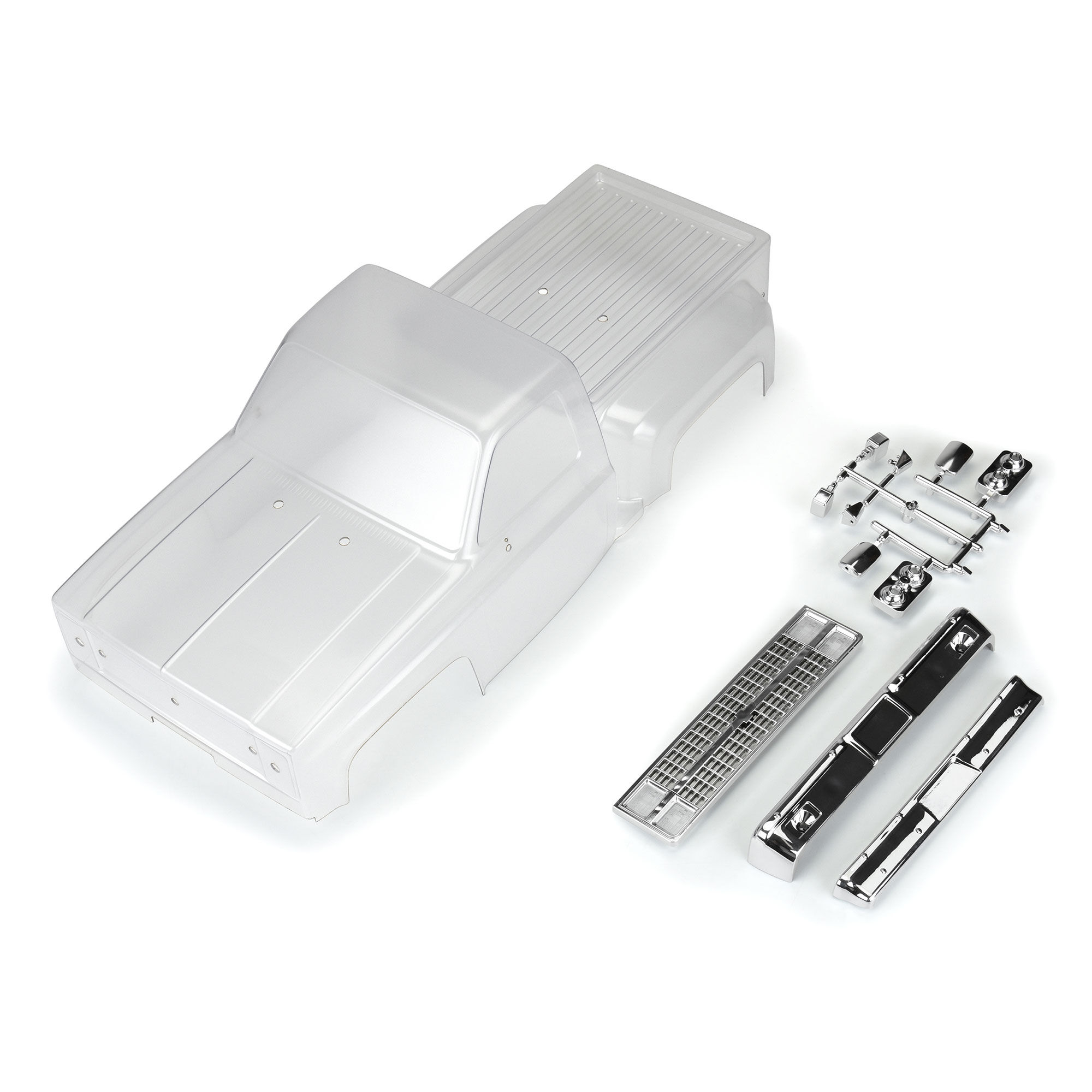 Pro-Line Racing 1982 Chevy K-10 Clear Body Set with Scale Molded Accessories