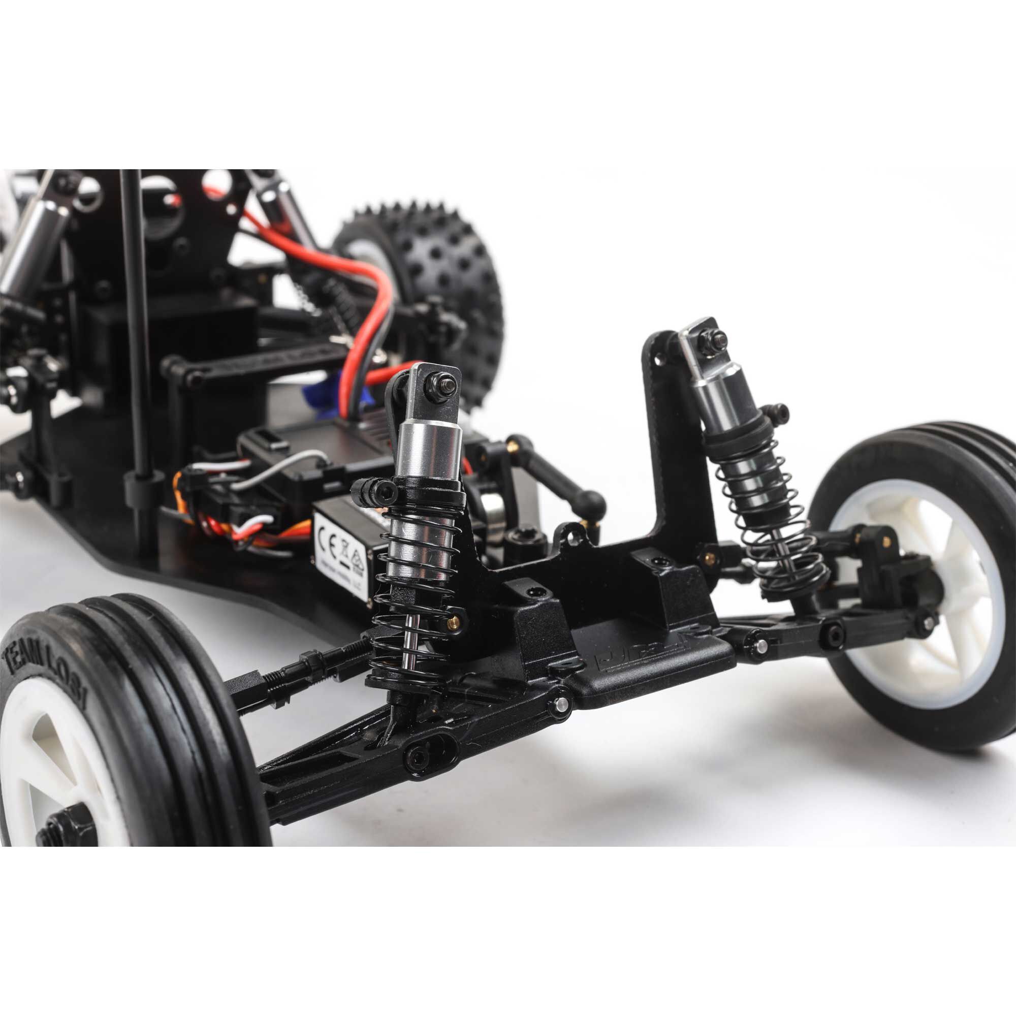 Losi 1/16 Mini JRX2 2S 2WD RTR Brushed Buggy (Battery & Charger Included), Black