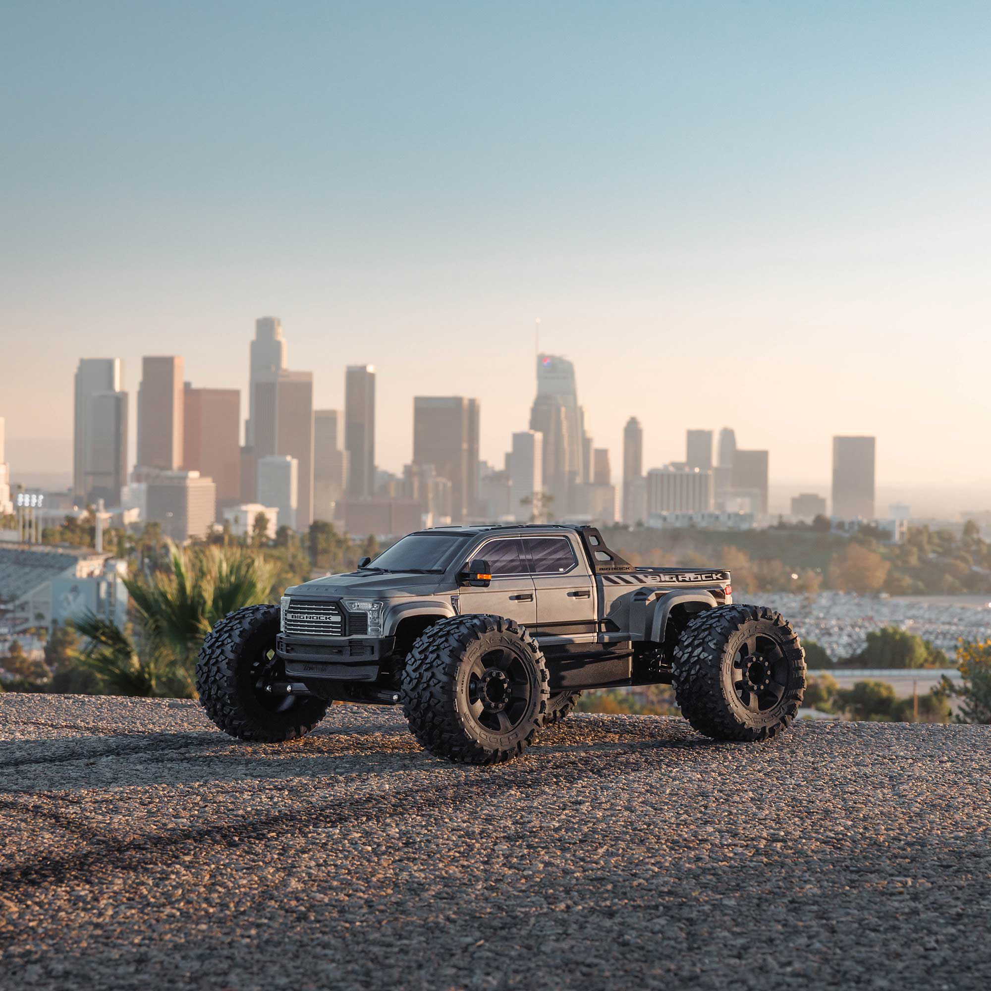 ARRMA 1/7 BIG ROCK 6S 4X4 RTR Brushless Monster Truck, Gun Metal